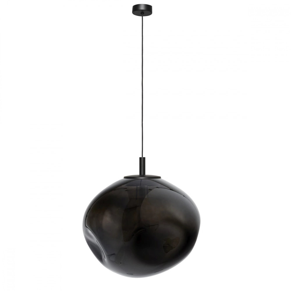 AVIA pendant lamp smoky black with black finish