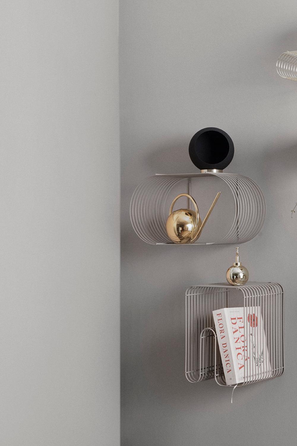 Półka ścienna CURVA taupe – AYTM