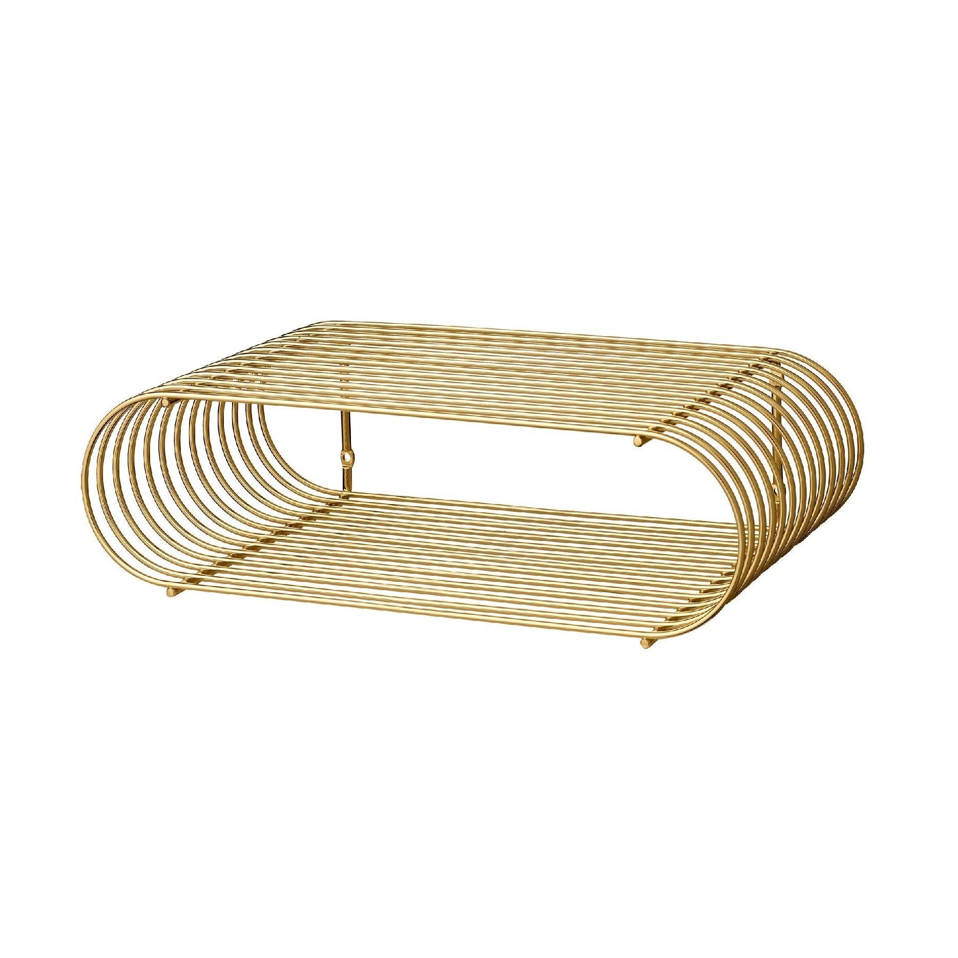 Półka ścienna CURVA złoty AYTM 40.4 cm Eye on Design