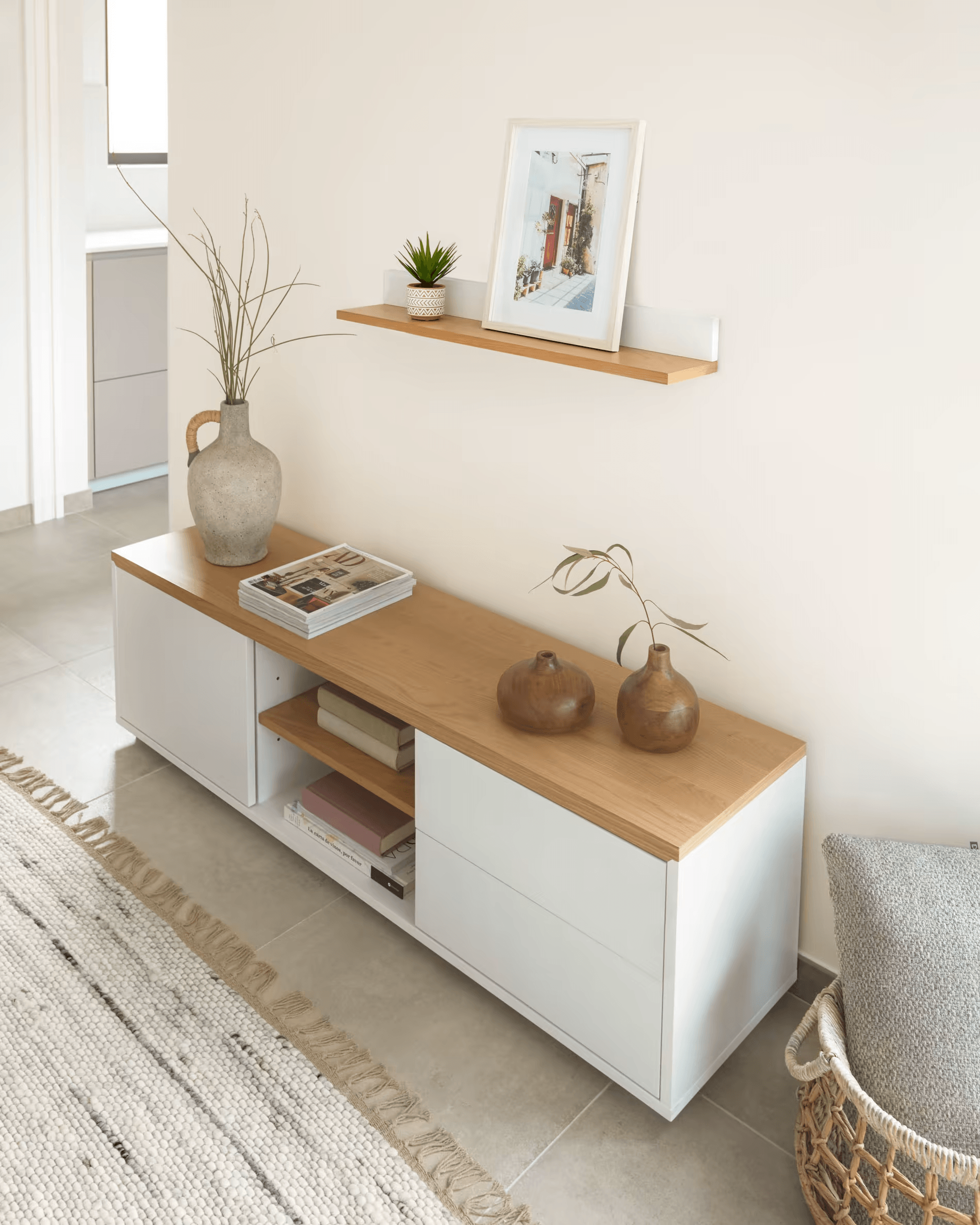 Półka wisząca ABILEN biały – Kave Home