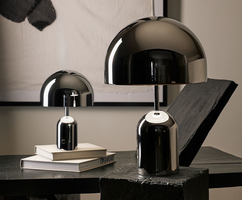 Lampa przenośna BELL srebrny – Tom Dixon
