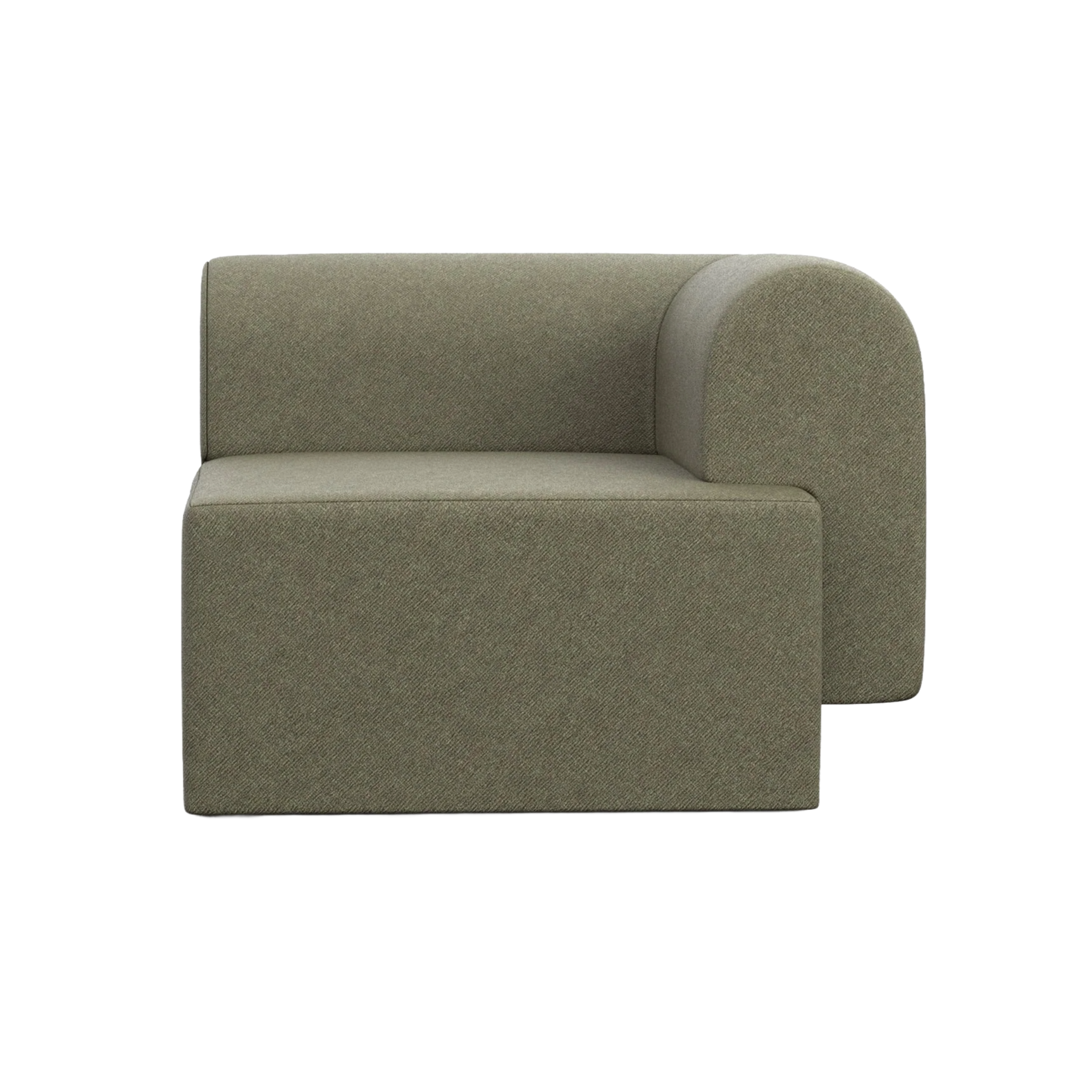 Modulsofa TORI - rechte Modul grün