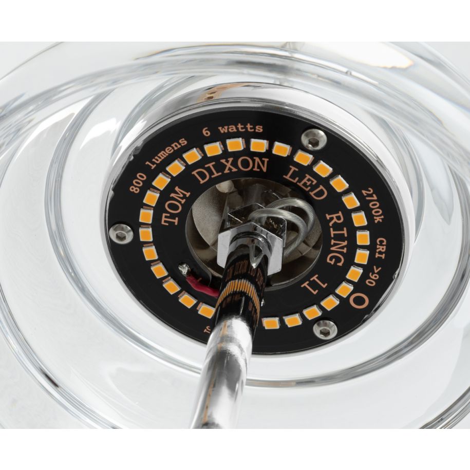 Hängende Lampenrunde Glaspresse