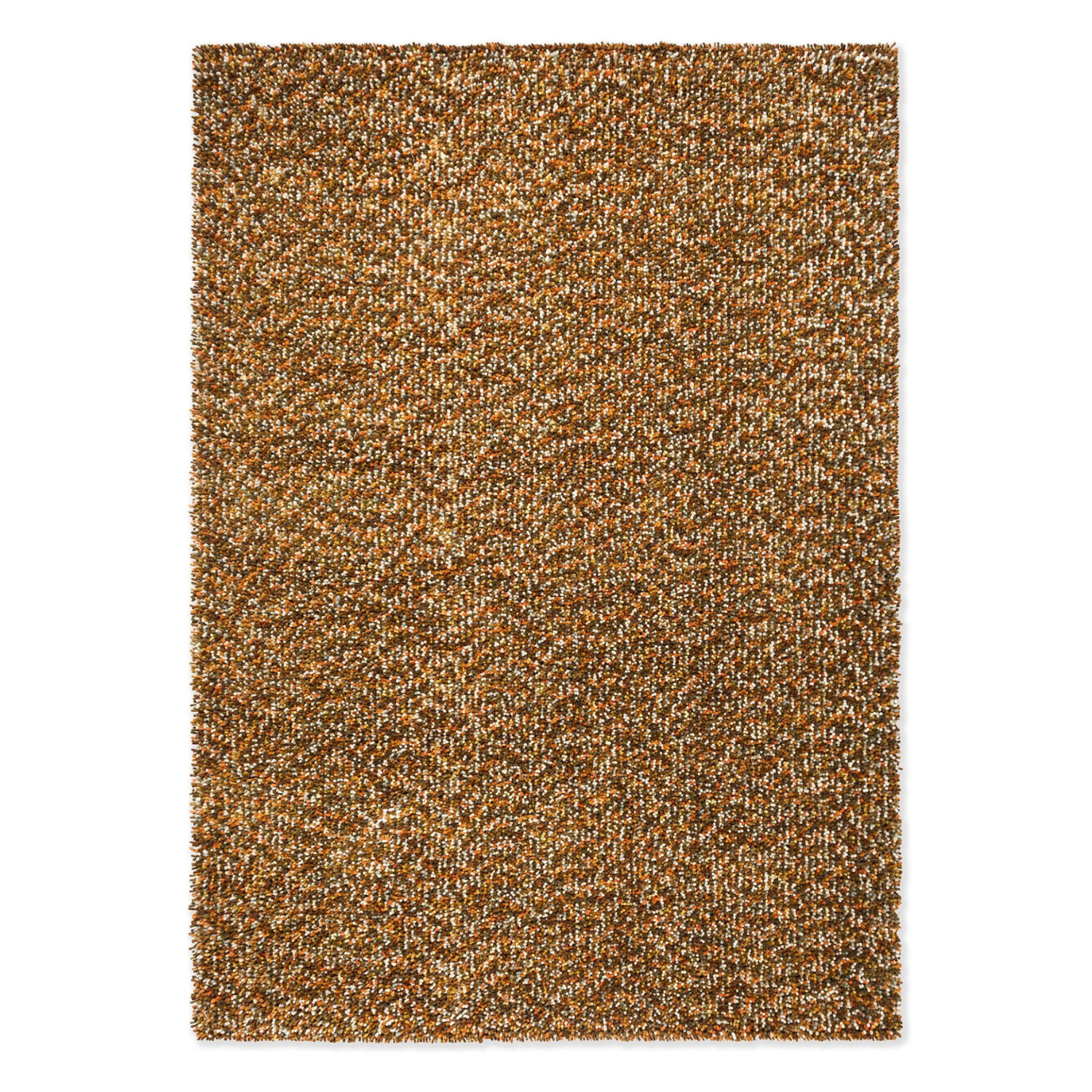 Teppich POP ART orange mit langem Flor