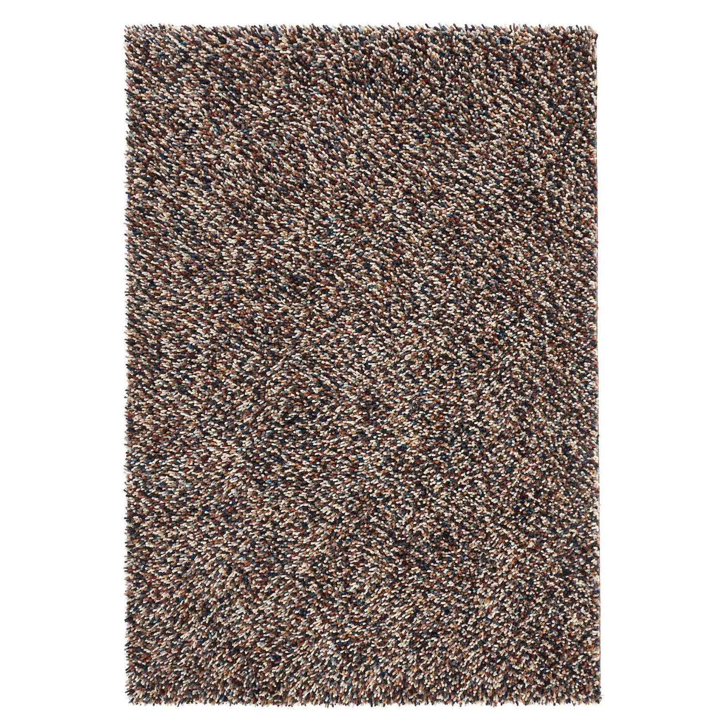 Dots Brown Carpet with Long Pile