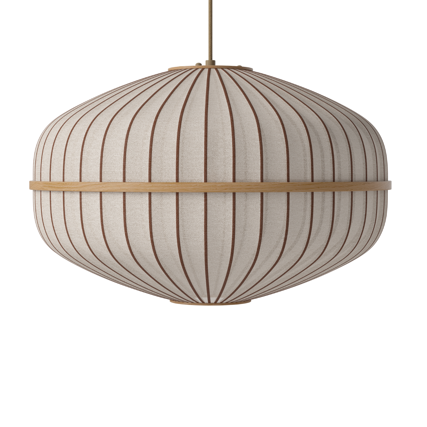 Lucén beige hanging lamp