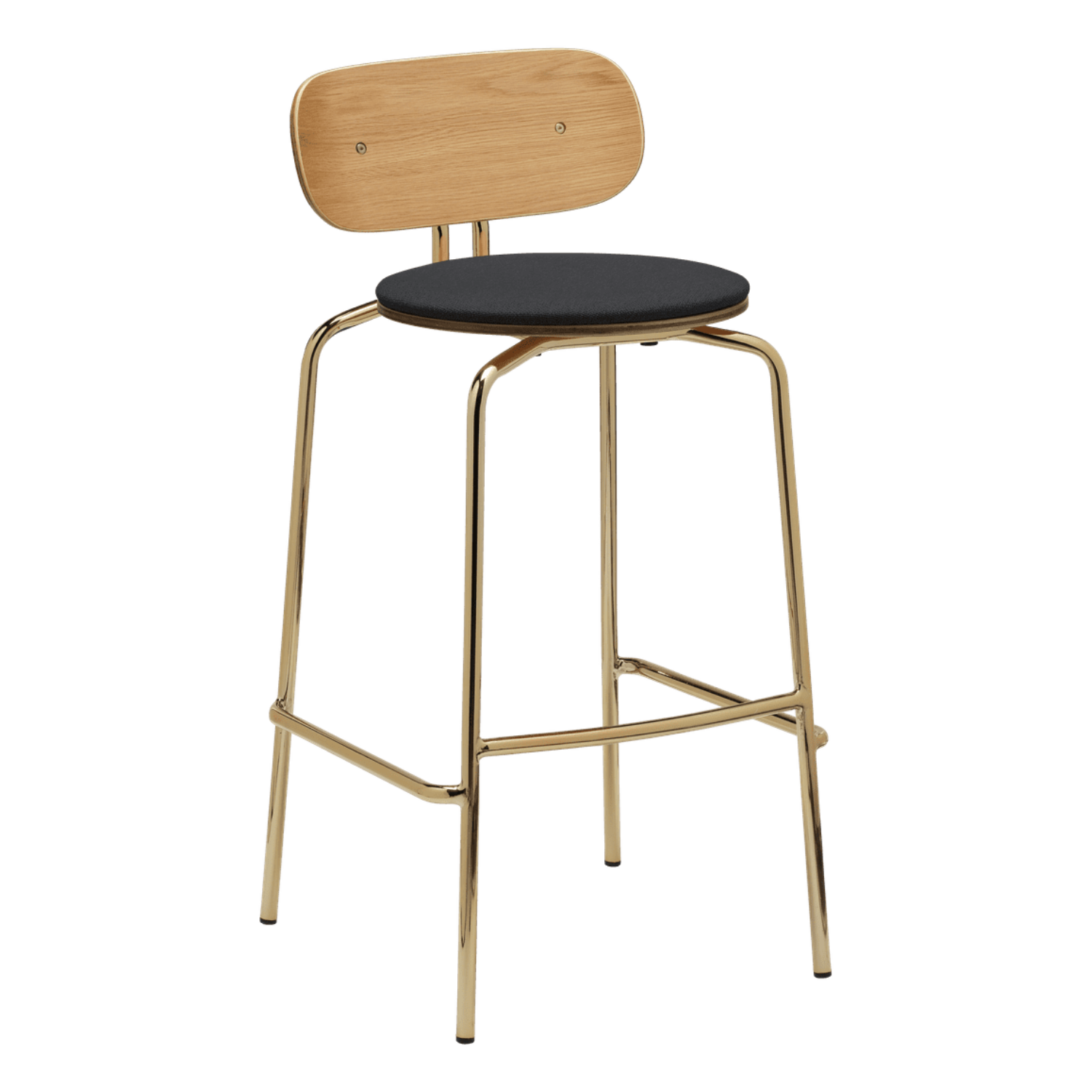 Anthrazit neugieriger Tricker mit einer goldenen Basis