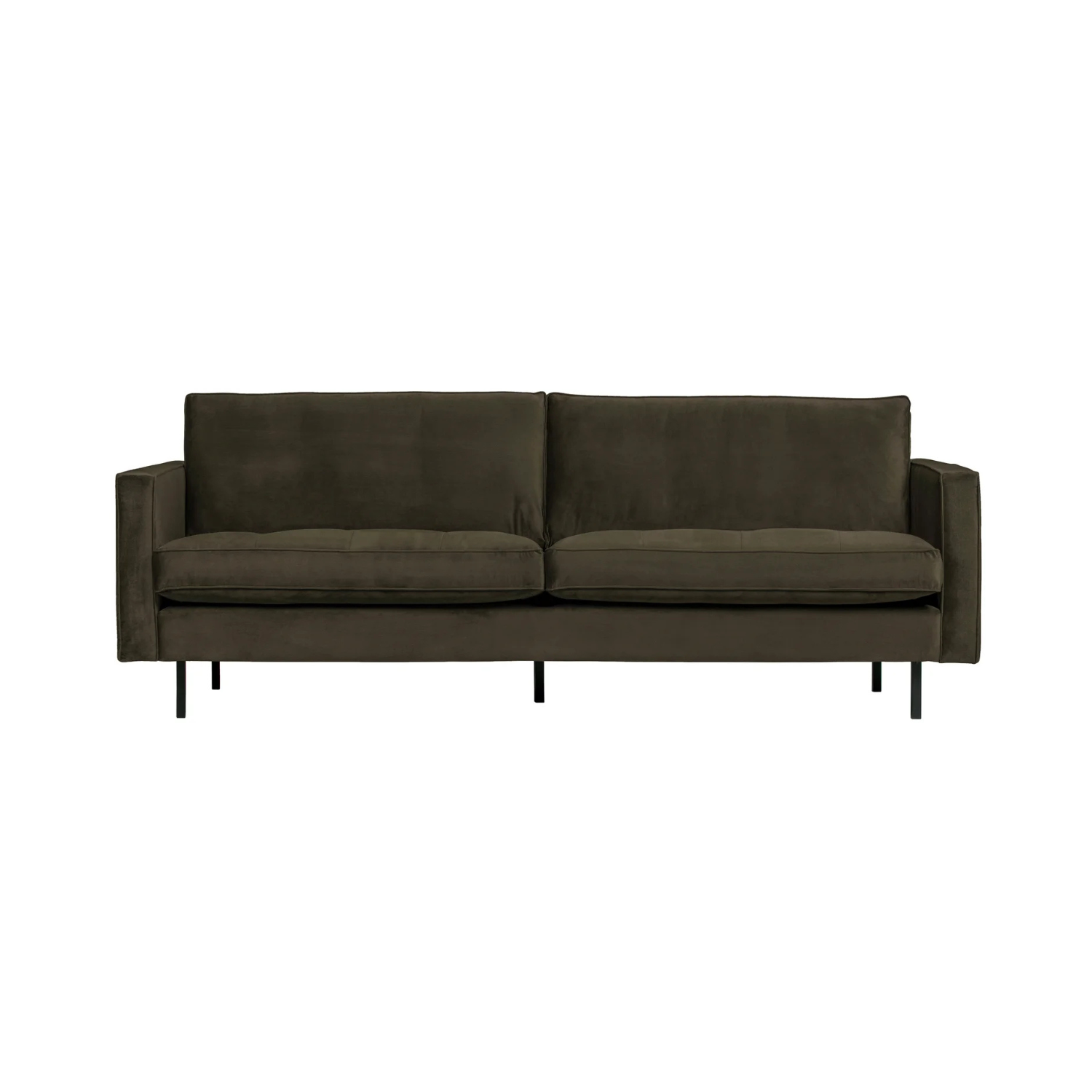 Samtsofa 2,5-Personen Rodeo Classic Dark Green