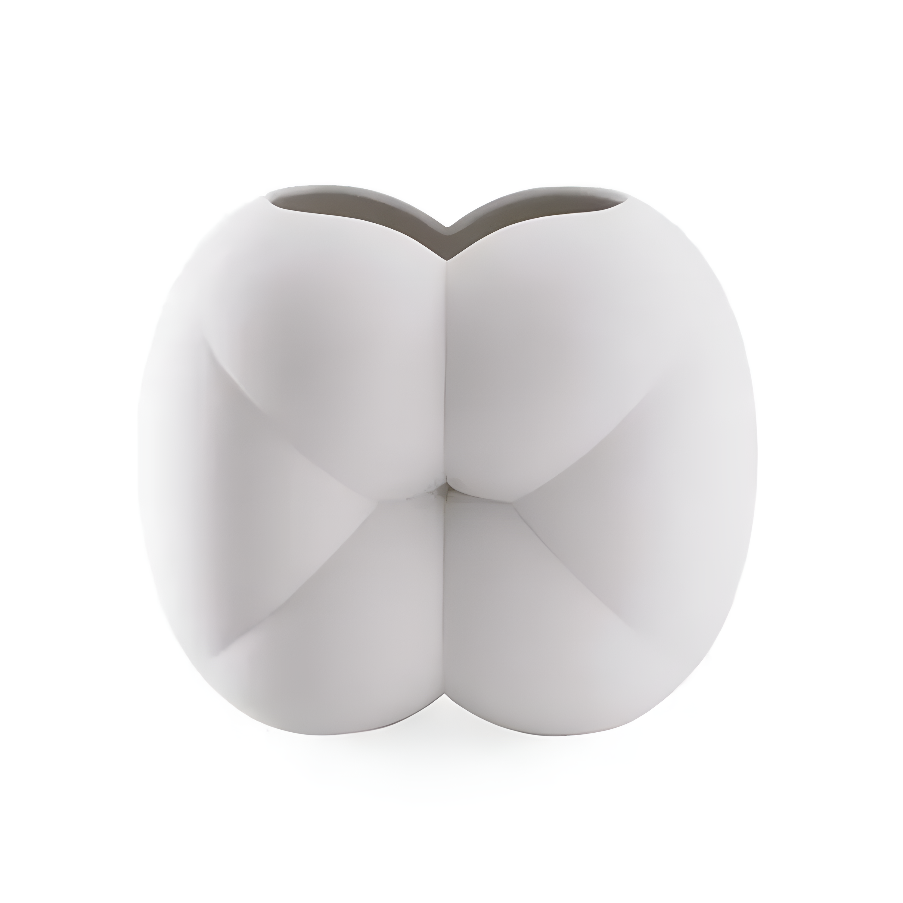 Vase Peaches - Hedy white ceramics