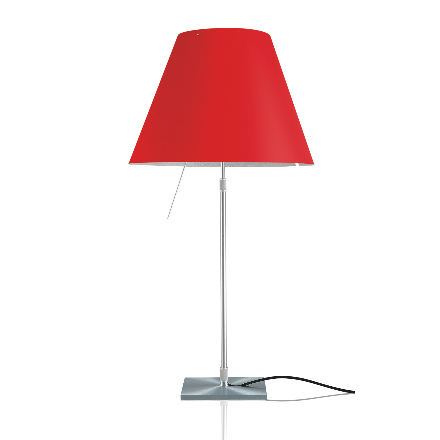 Rote Tischlampe Costanza