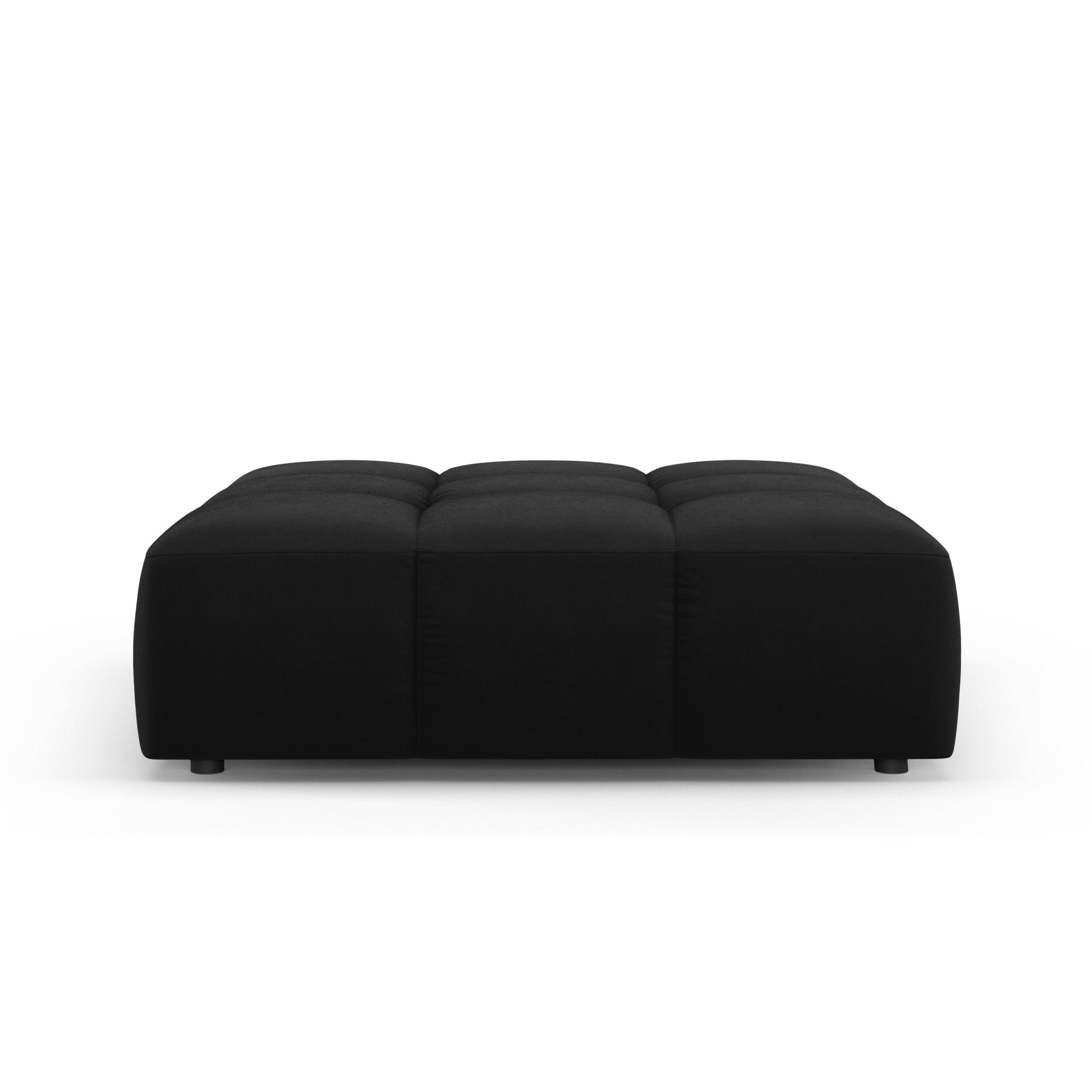 Puf aksamitny FRANCESCA czarny Milo Casa Eye on Design