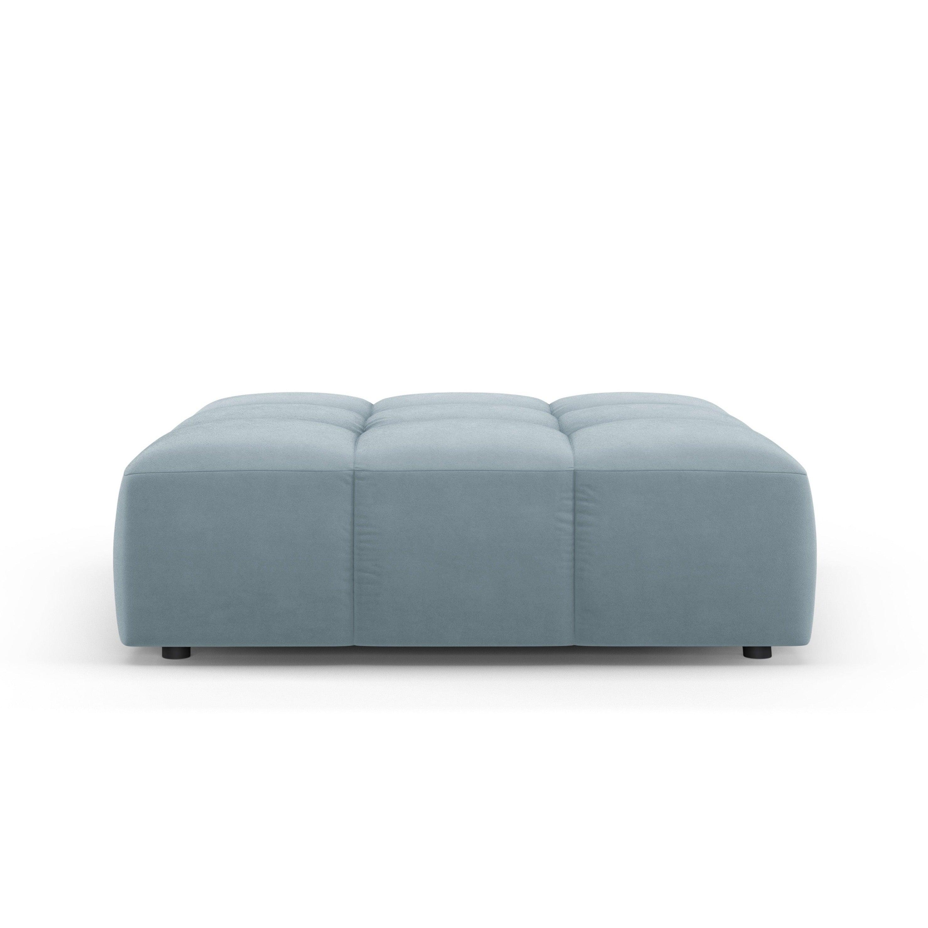 Puf aksamitny FRANCESCA jasnoniebieski Milo Casa Eye on Design