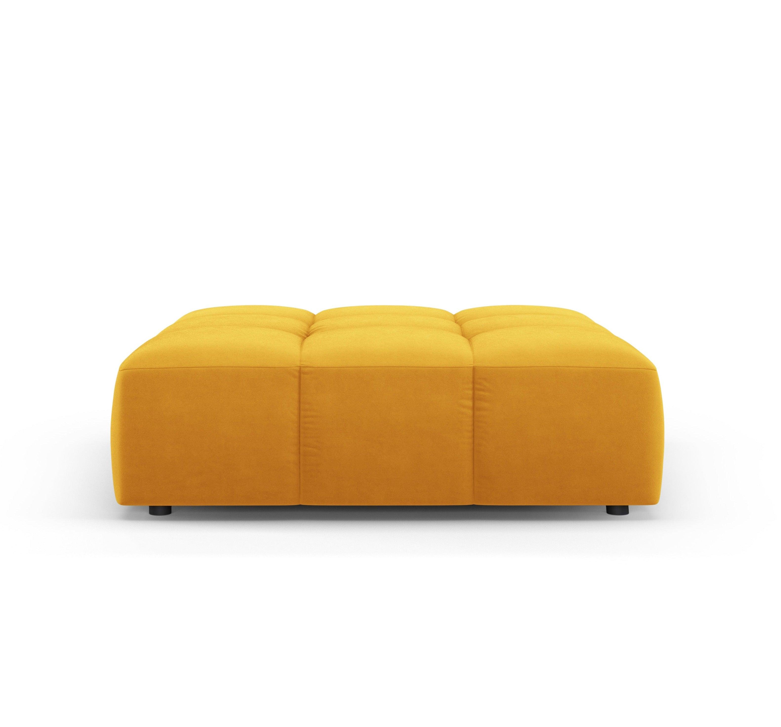Puf aksamitny FRANCESCA żółty Milo Casa Eye on Design