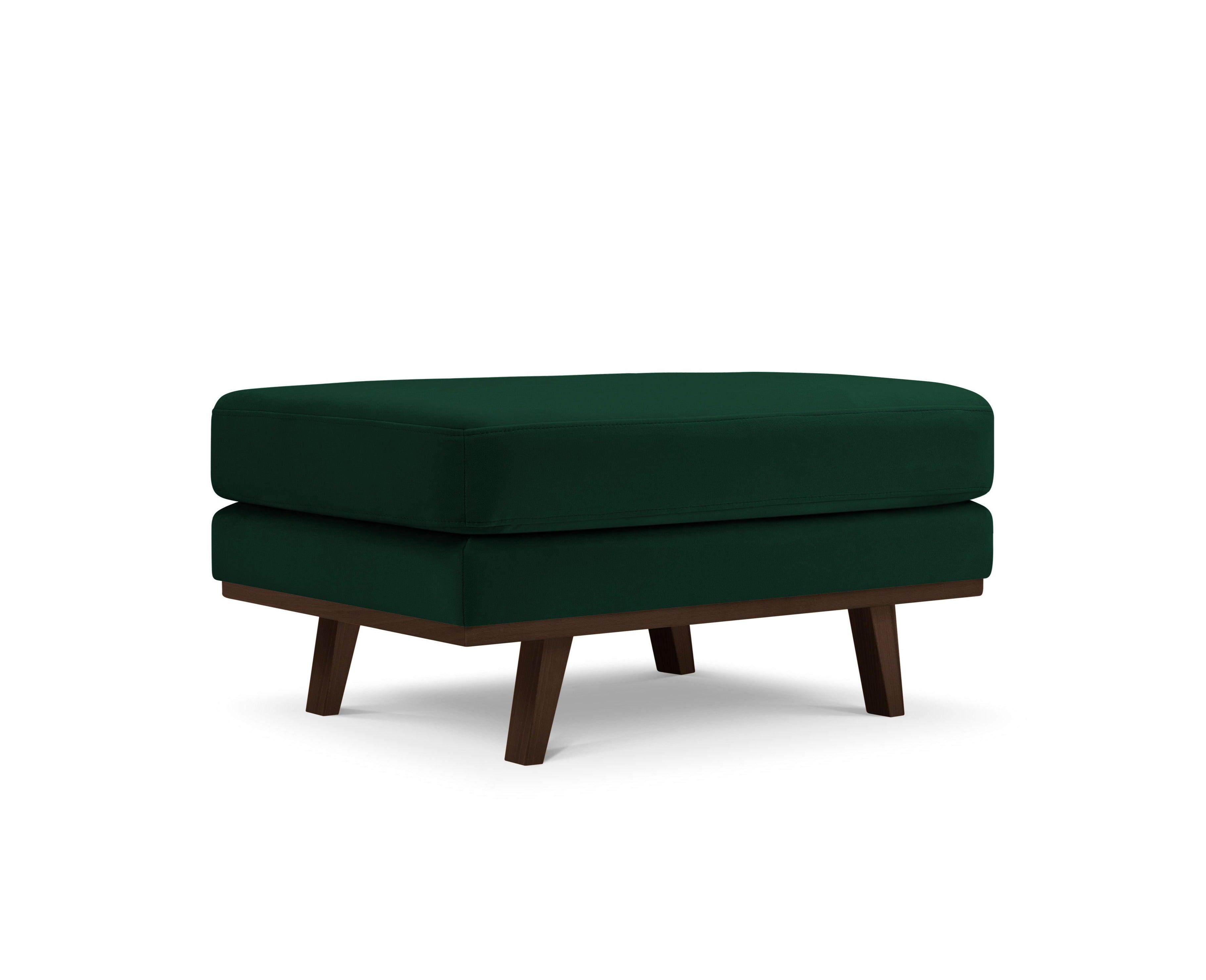 Puf aksamitny HEBE butelkowa zieleń Mazzini Sofas Eye on Design