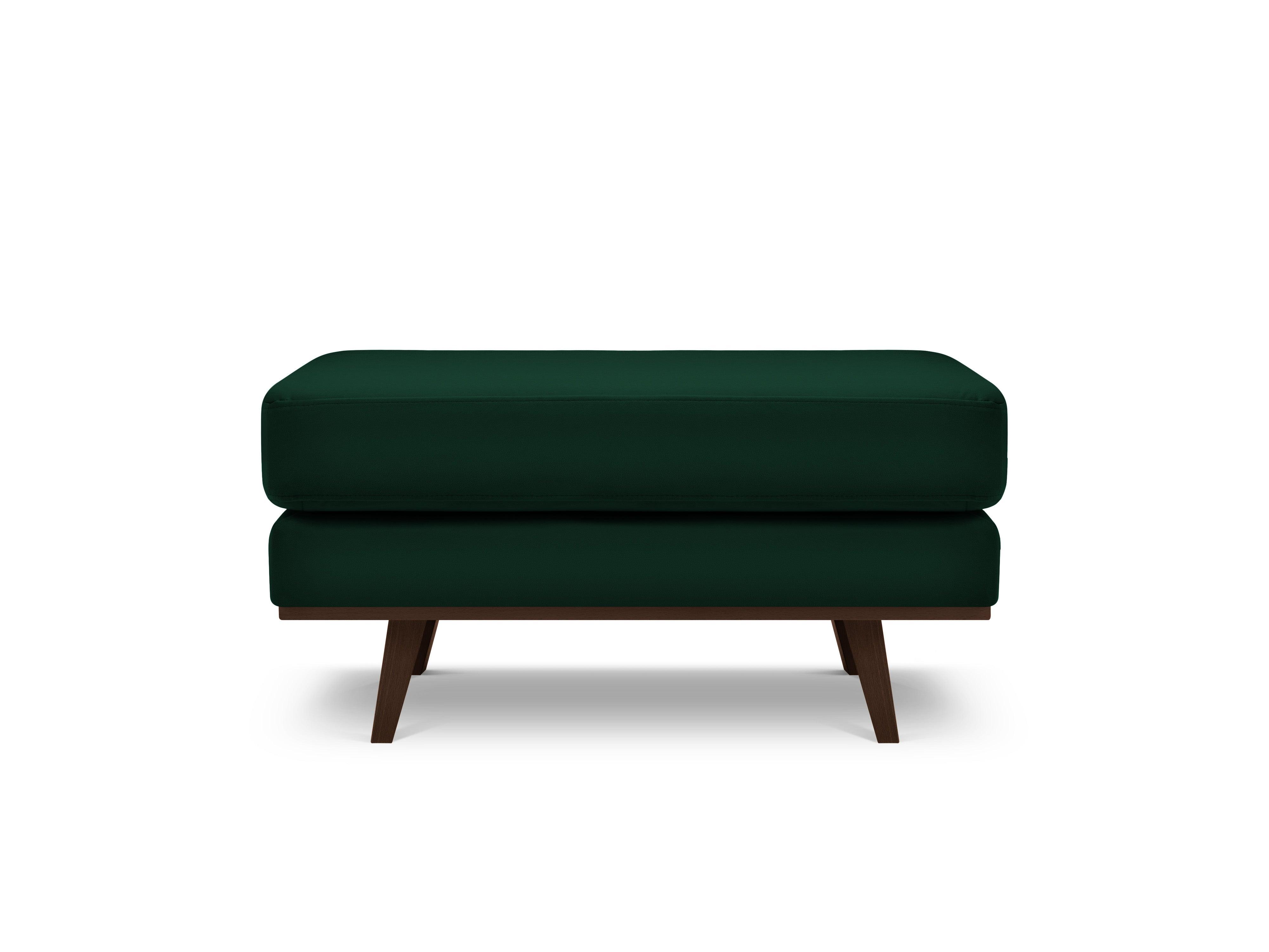 Puf aksamitny HEBE butelkowa zieleń Mazzini Sofas Eye on Design