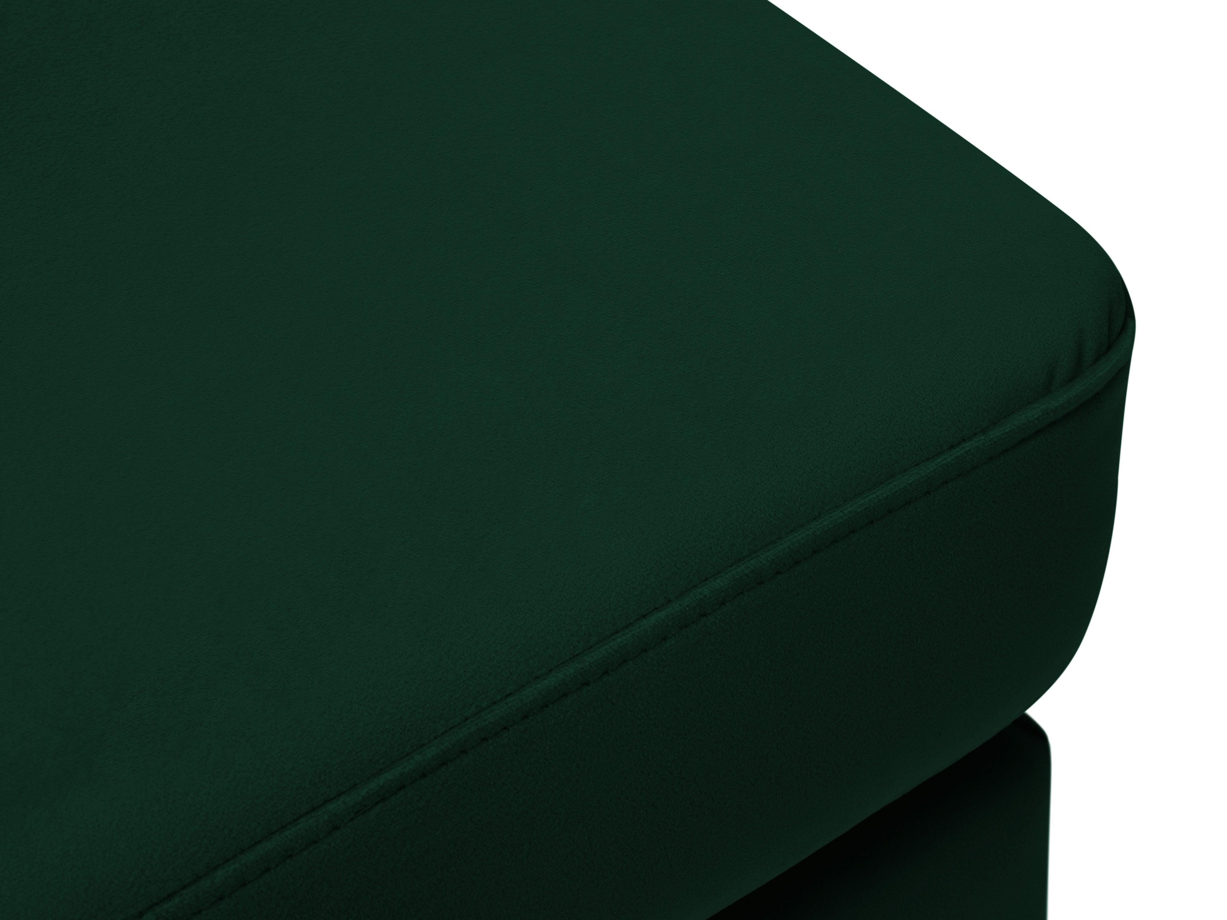 Puf aksamitny HEBE butelkowa zieleń Mazzini Sofas Eye on Design