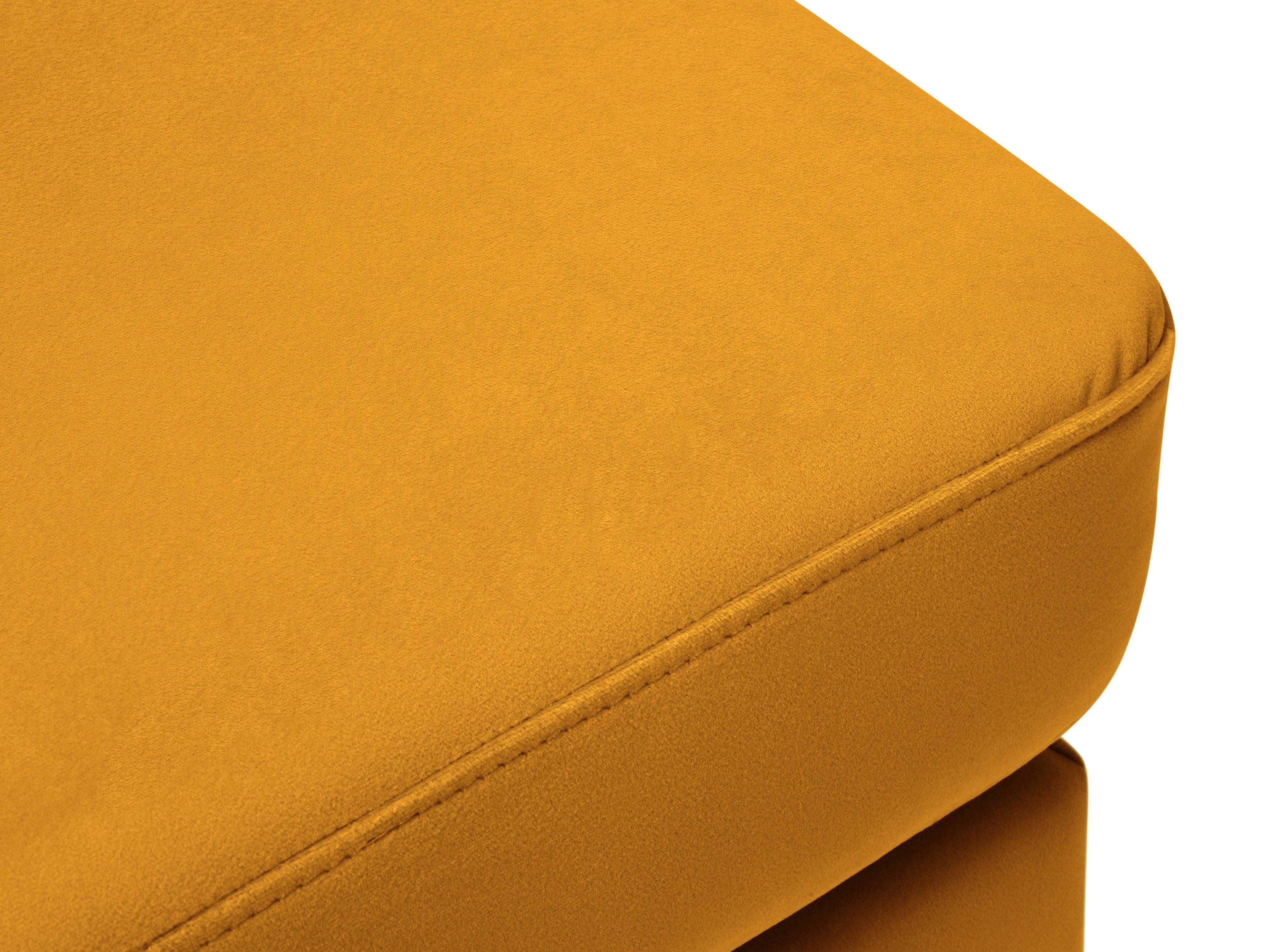 Puf aksamitny HEBE żółty Mazzini Sofas Eye on Design
