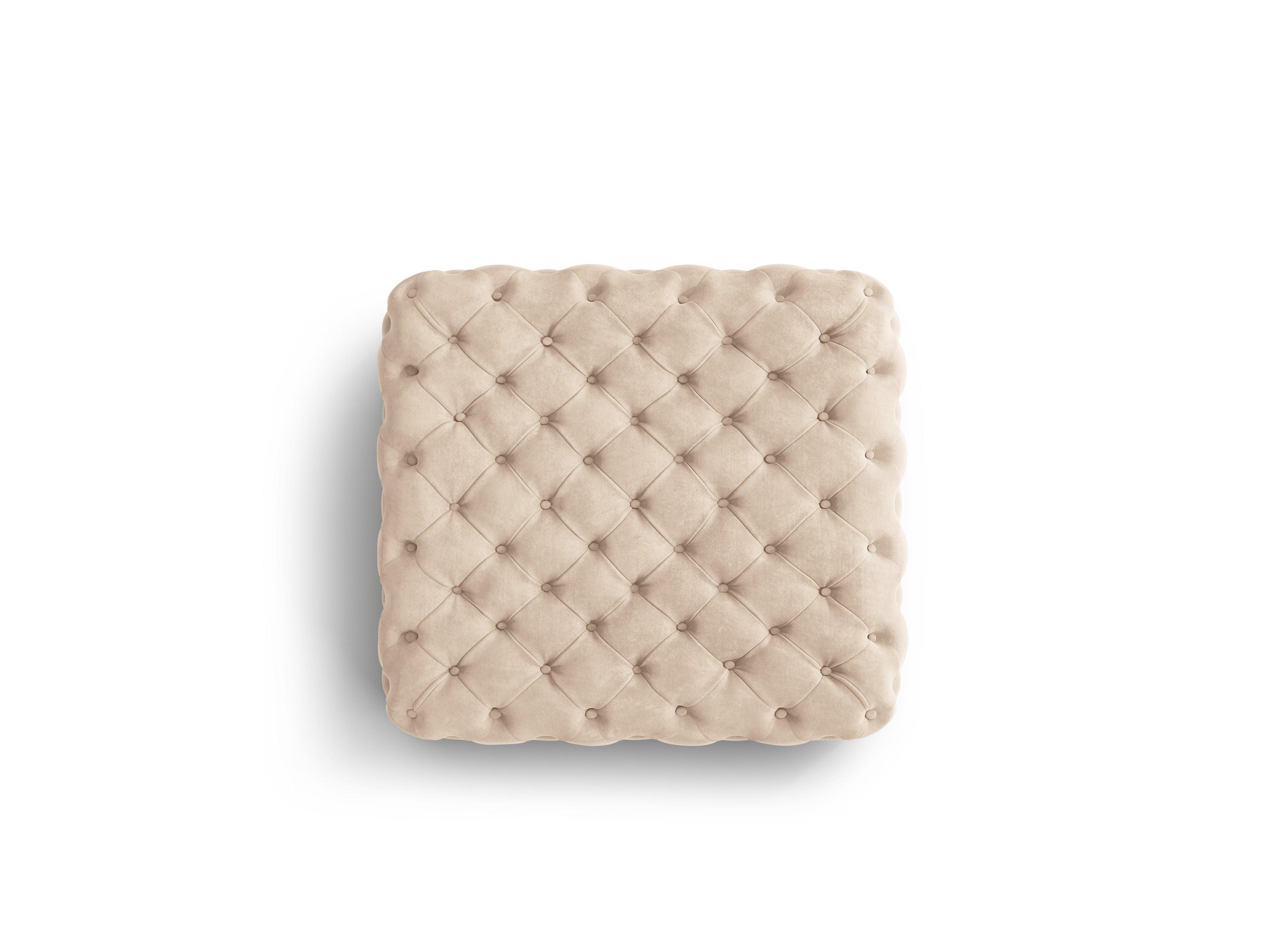 Puf aksamitny LOGE beżowy Windsor & Co Eye on Design