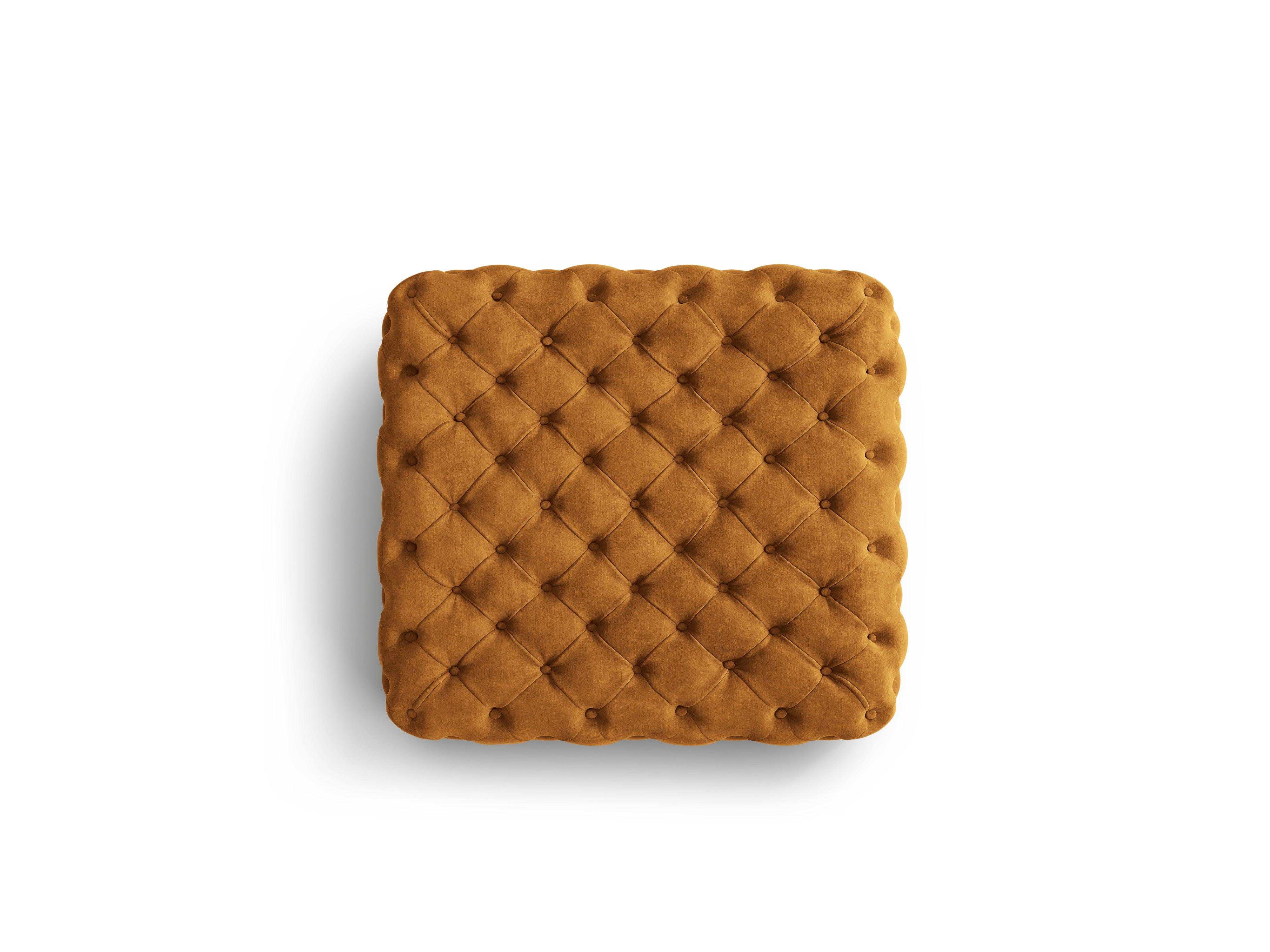 Puf aksamitny LOGE miedziany Windsor & Co Eye on Design