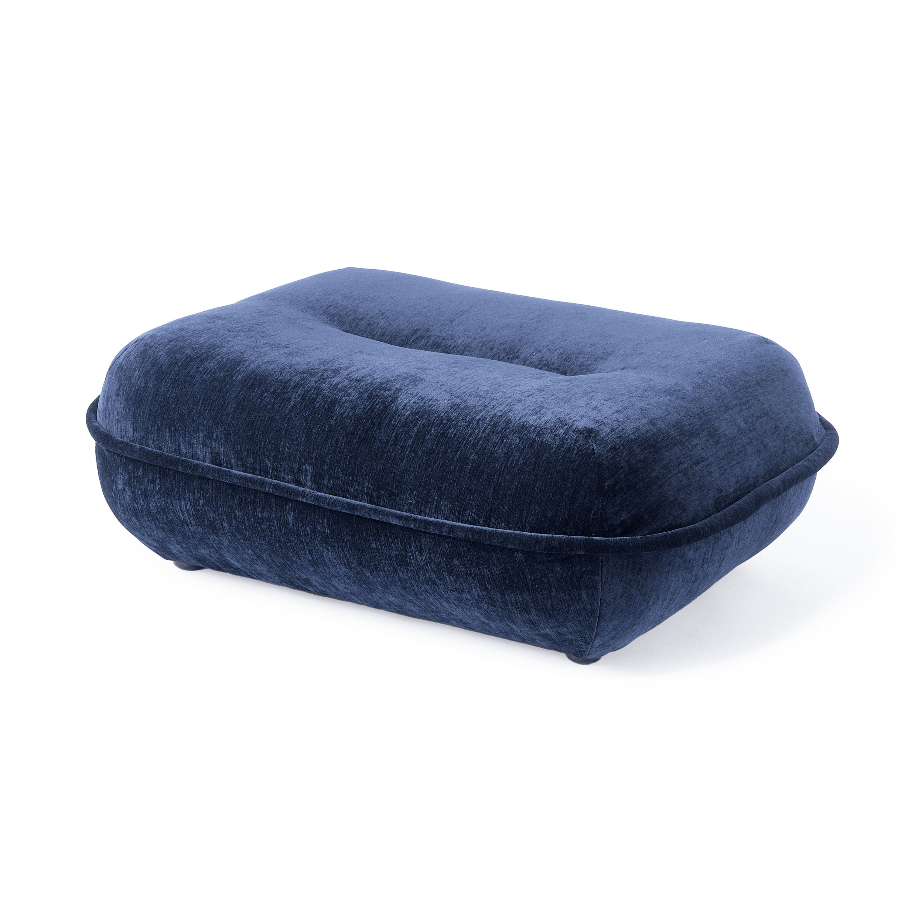 Puf aksamitny PUFF ciemnoniebieski Pols Potten Eye on Design