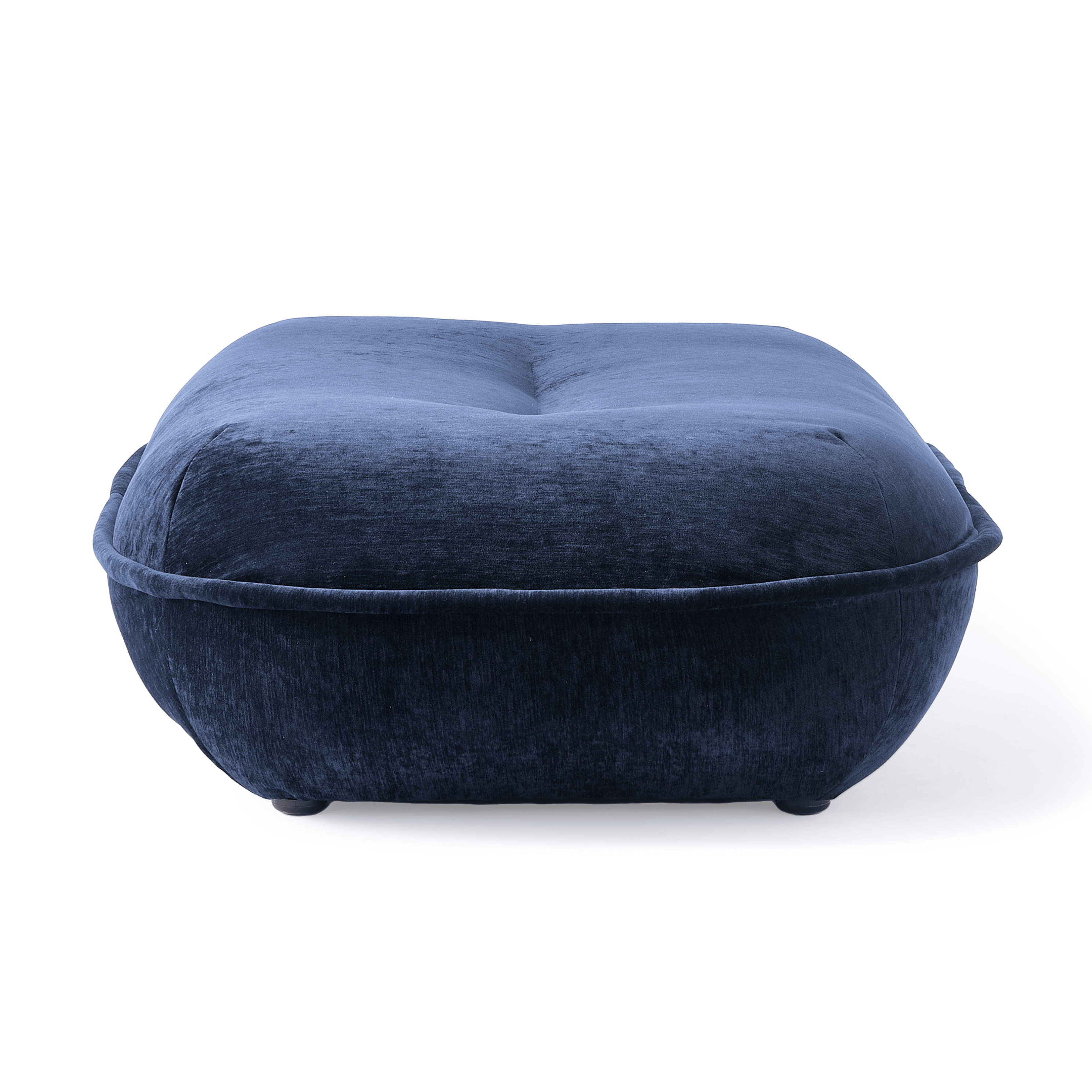 Puf aksamitny PUFF ciemnoniebieski Pols Potten Eye on Design