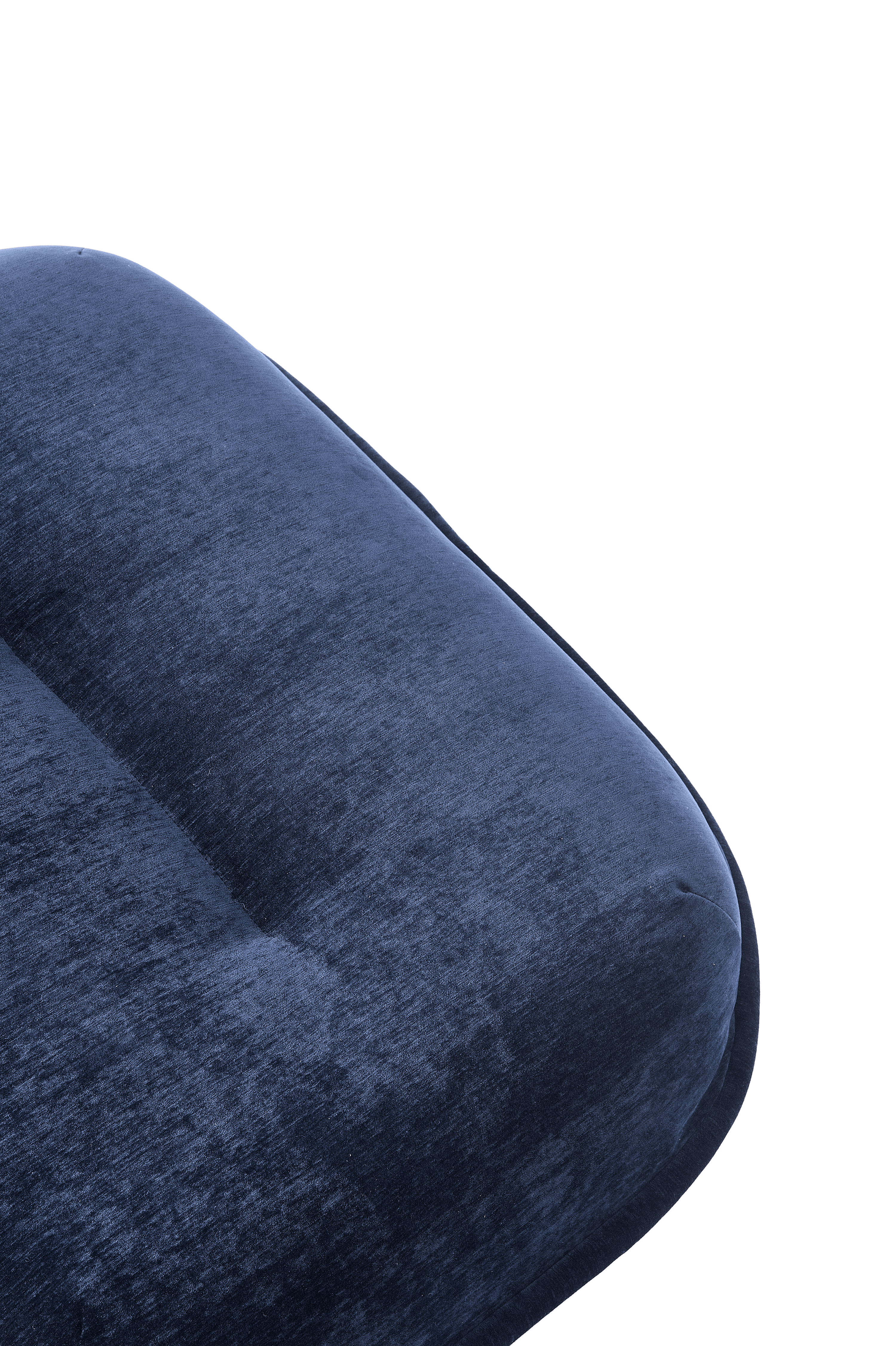 Puf aksamitny PUFF ciemnoniebieski Pols Potten Eye on Design