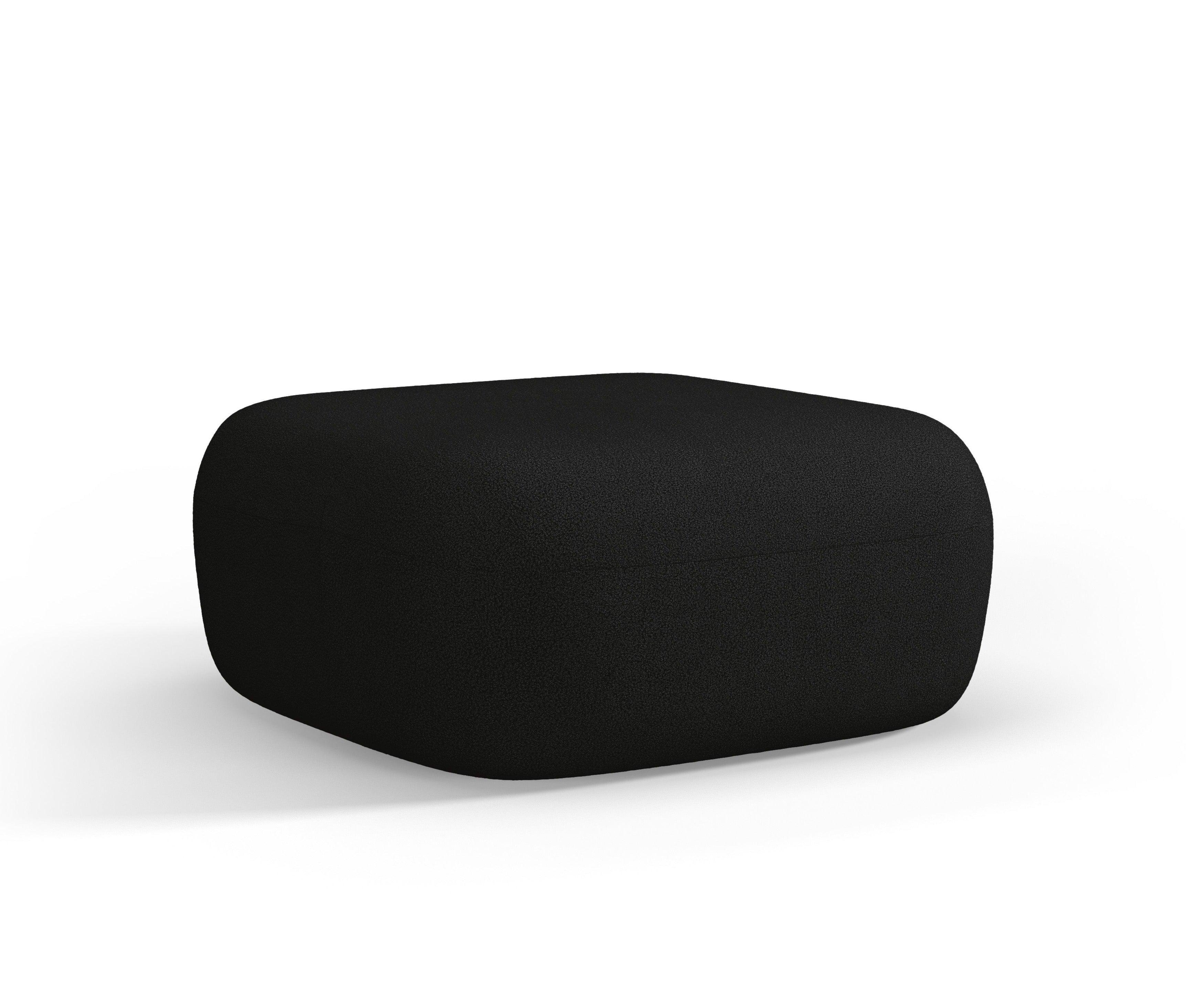 Puf ALDRIN czarny boucle Windsor & Co Eye on Design