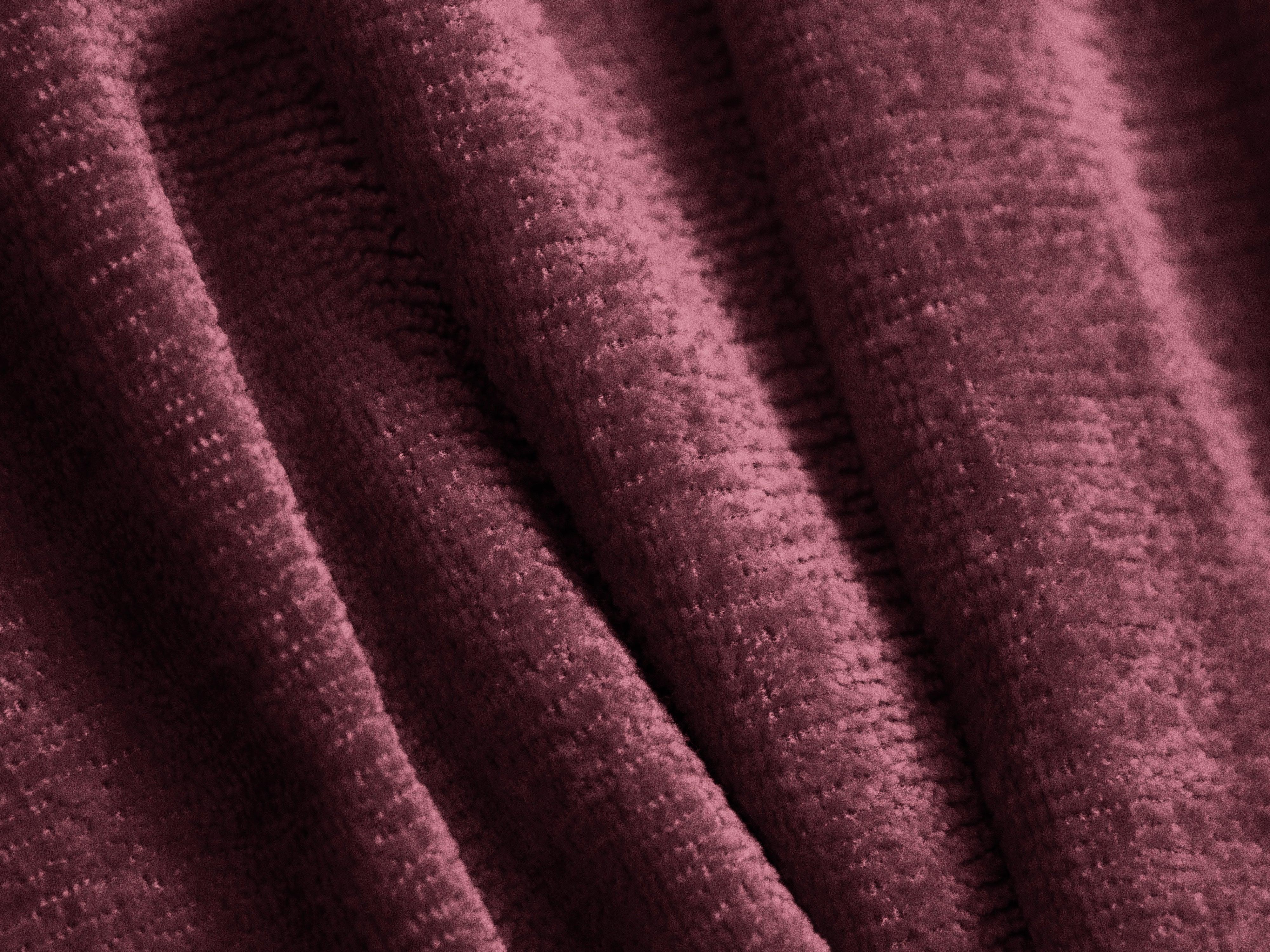 Puf ALDRIN karmazynowy szenil Windsor & Co Eye on Design