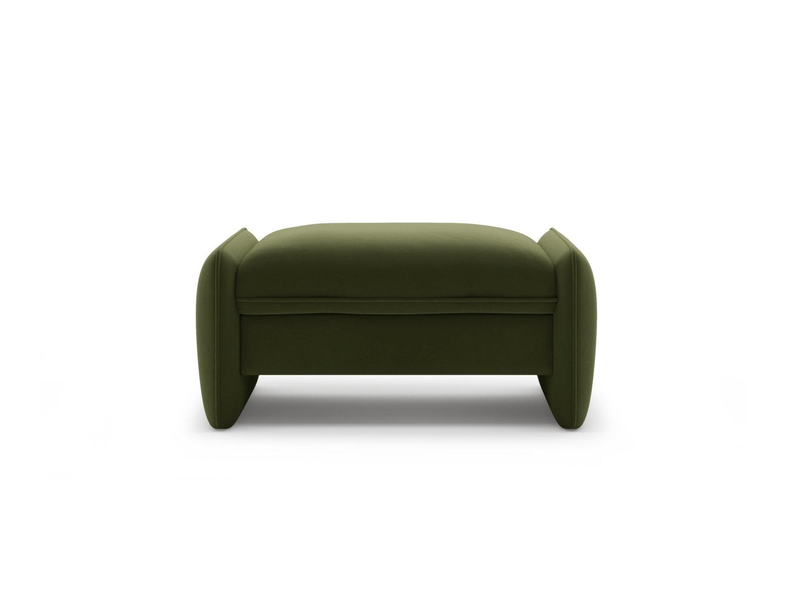Samt Pouf GEORGIA grün