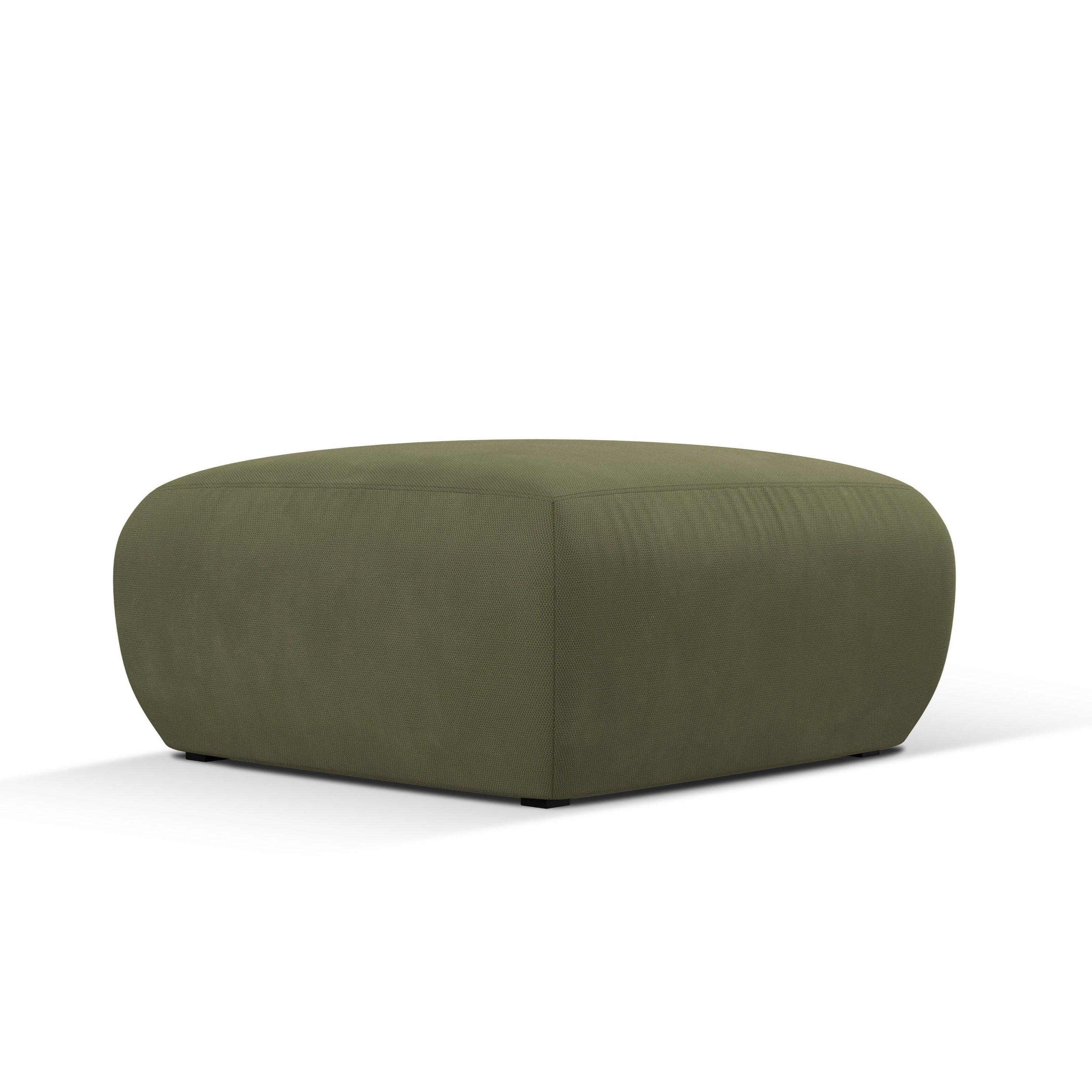 Puf w tkaninie chenillowej LOLA jasnozielony Windsor & Co Eye on Design