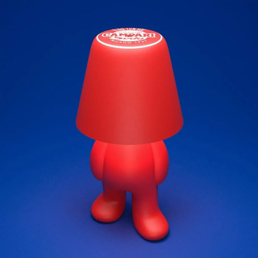 Portable lamp SWEET BROTHERS TOM - CAMPARI red