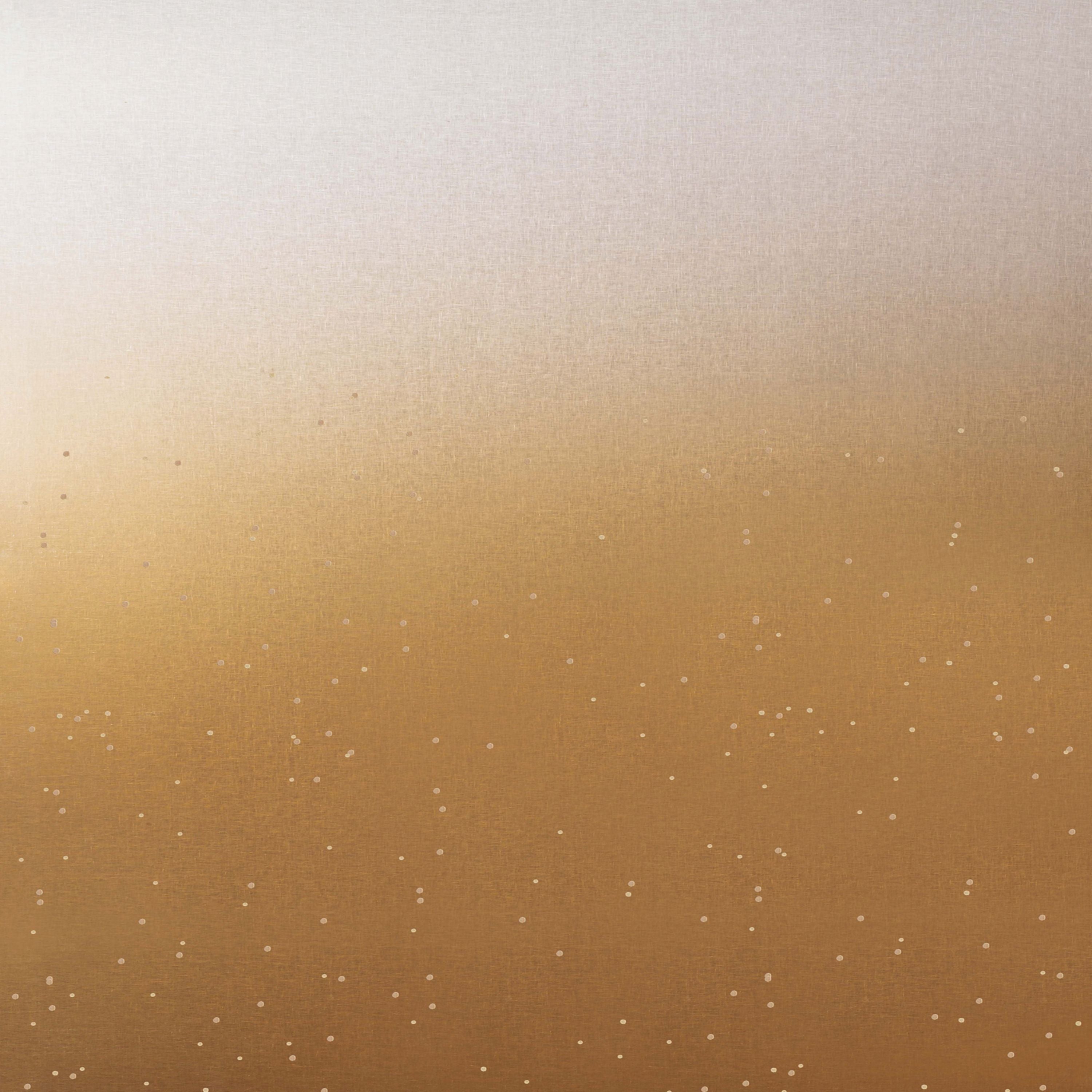 Mural tekstylny gradient z motywem nieba ASTRAL SOLAIRE złoty z beżowym – Casamance