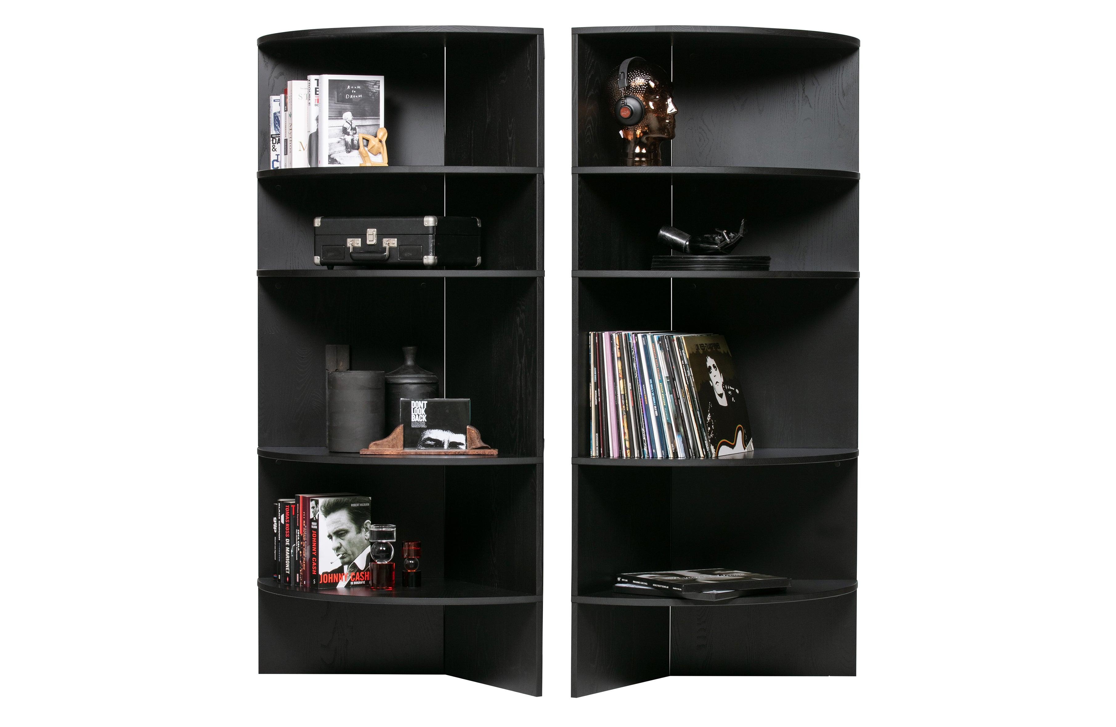 Regał TRIAN czarny Woood Exclusive Eye on Design