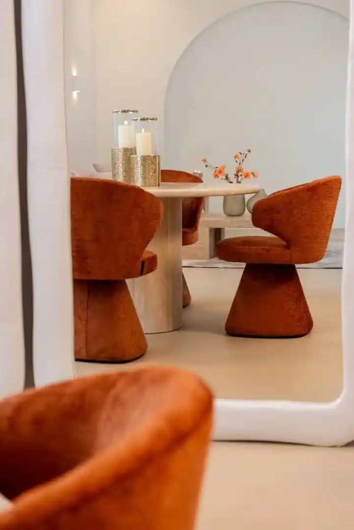 RENAISSANCE round table beige travertine