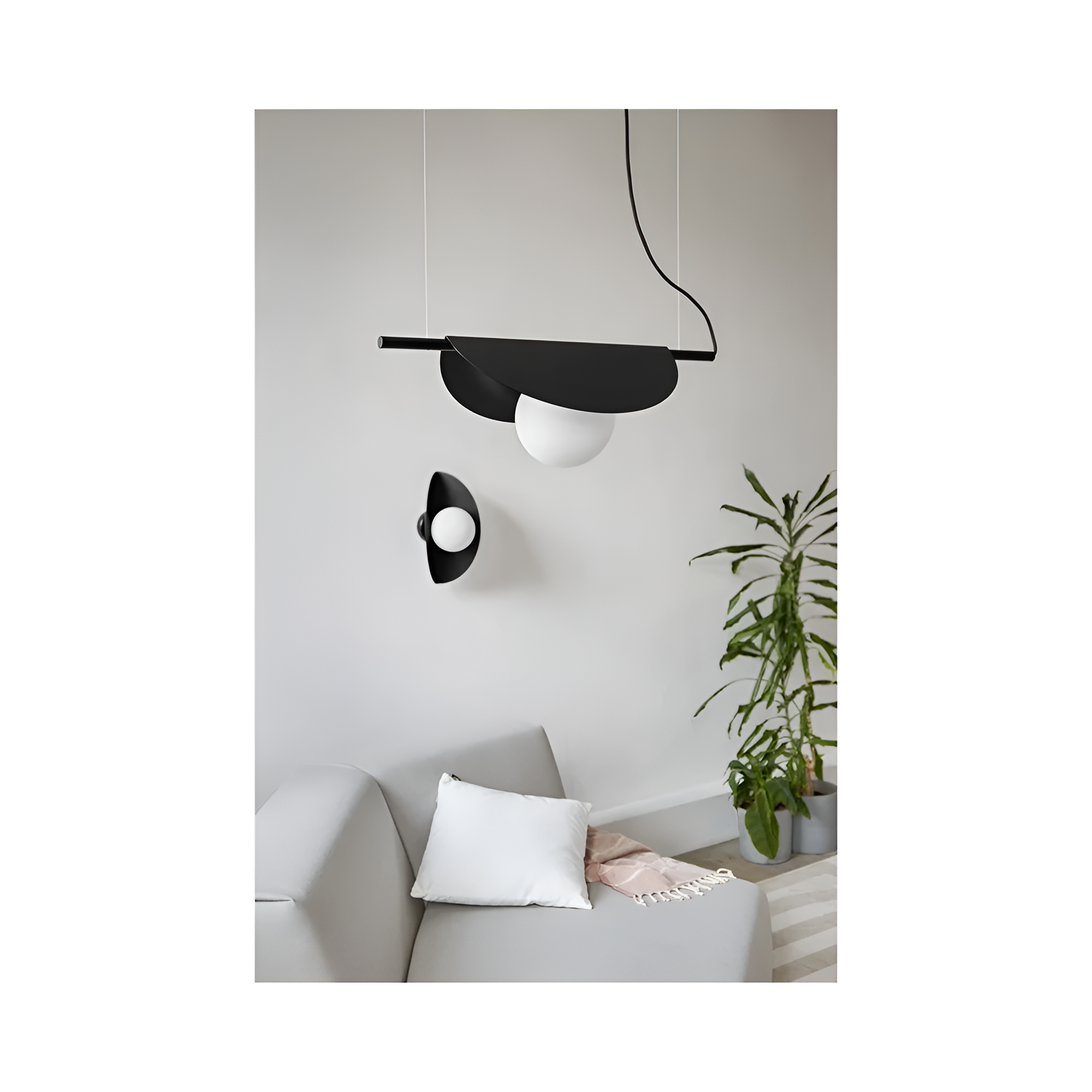 Lampa wisząca SALLO czarny – Ummo