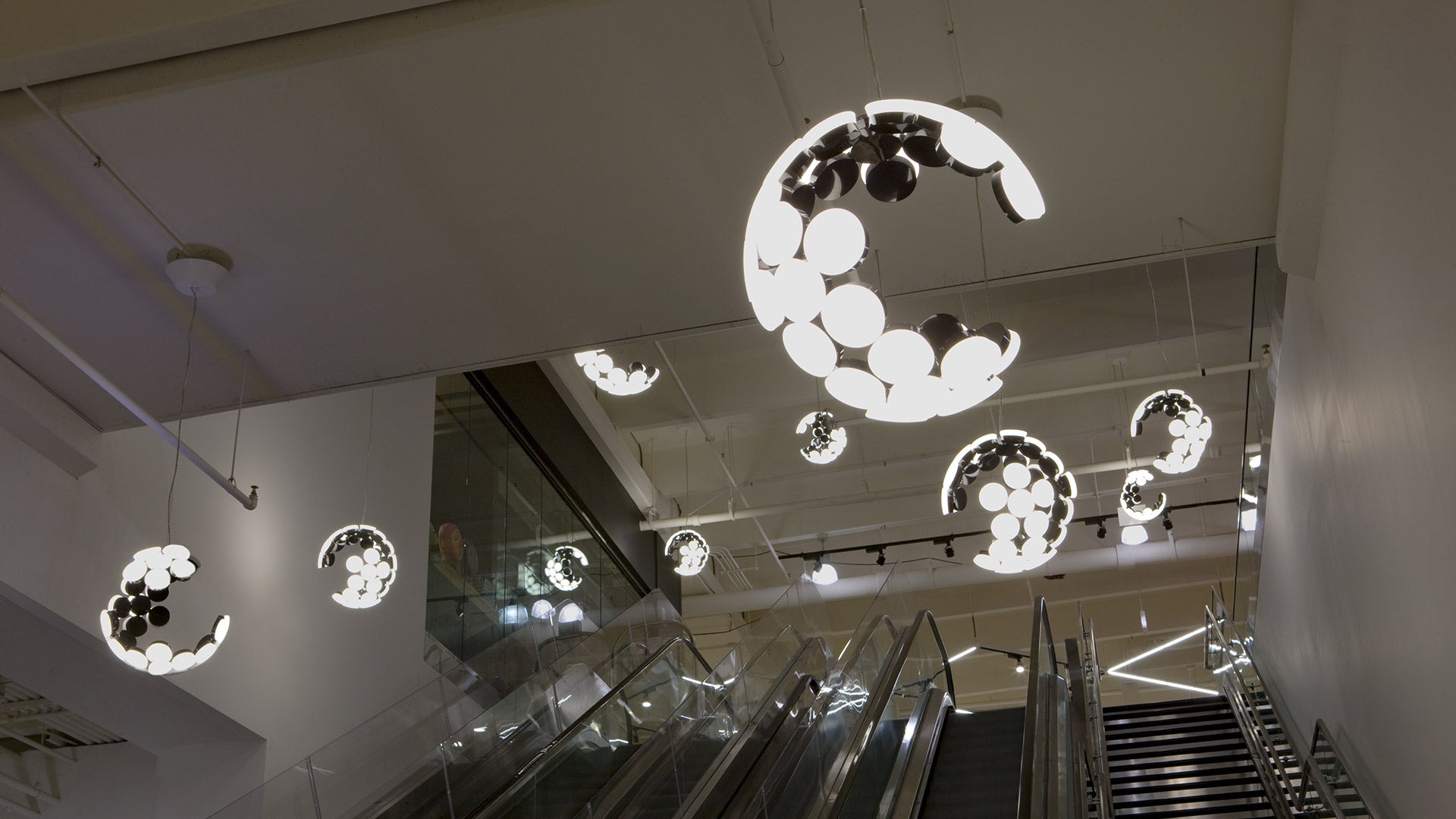 SCOPAS pendant lamp white with black