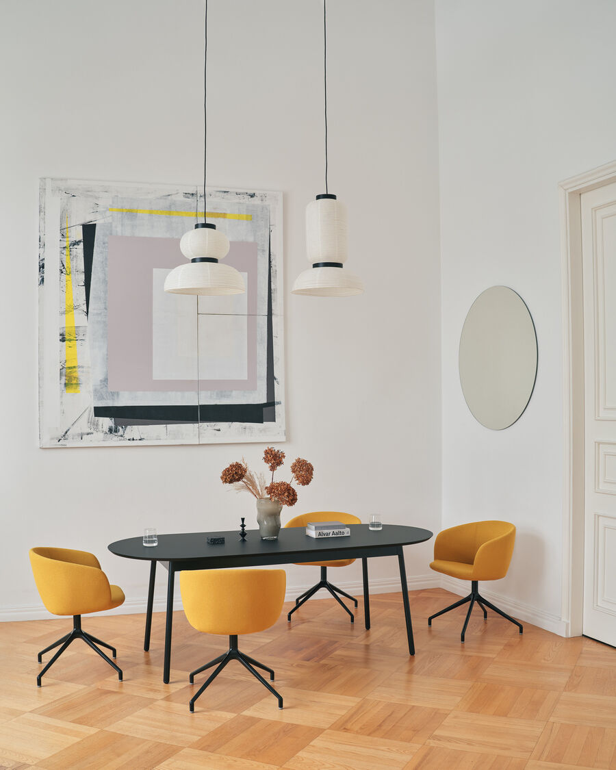 Krzesło obrotowe GRACE aluminiowa podstawa – .mdd