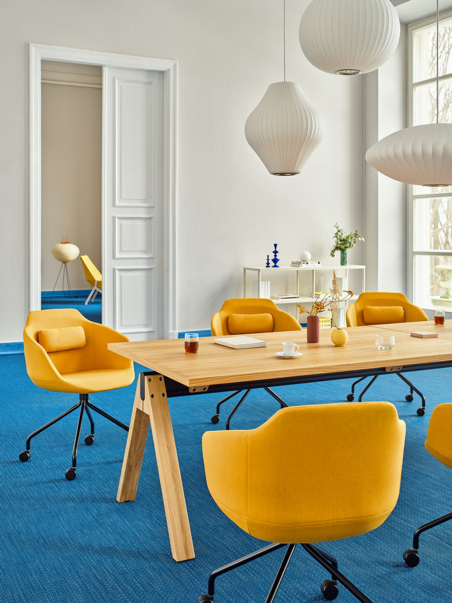 Office chair Ultra base of the cross with wheels to the soft surface