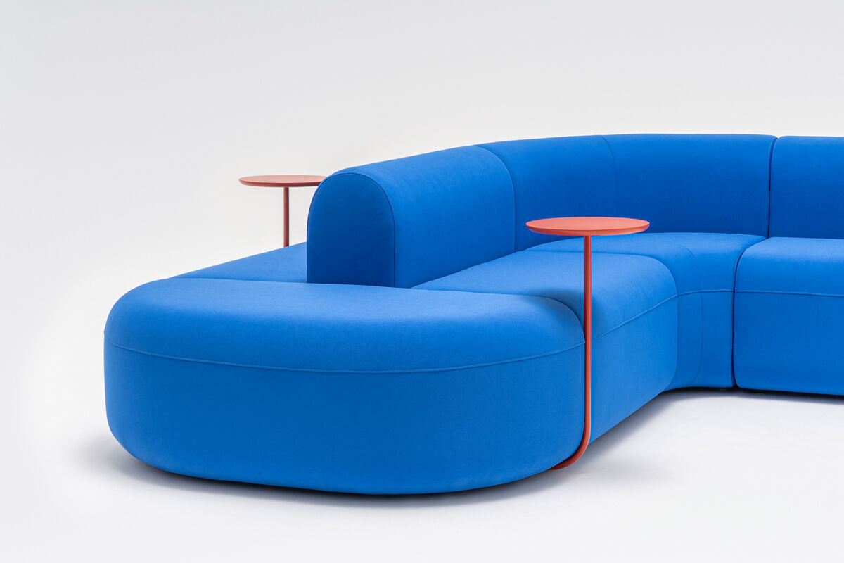 Sofa 7-modułowa narożna podwójna ARTIKO tapicerowana – .mdd