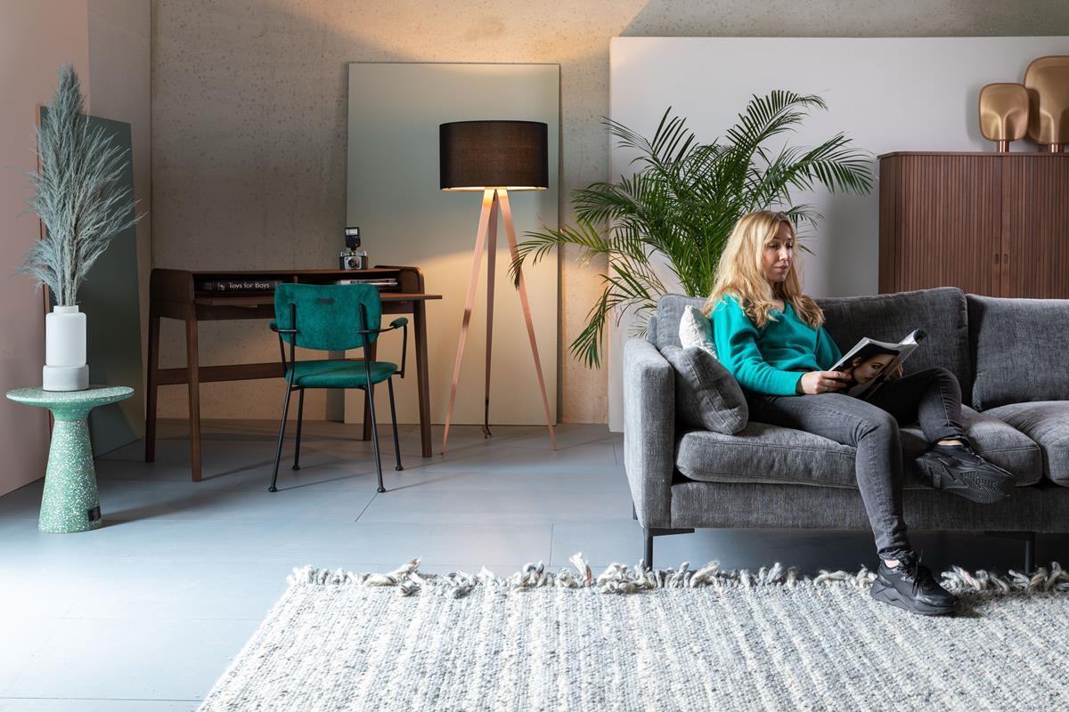 Sekretarzyk BARBIER orzechowy Zuiver Eye on Design