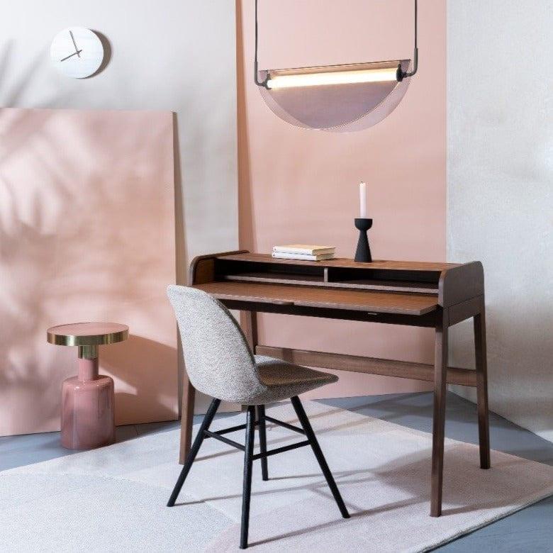 Sekretarzyk BARBIER orzechowy Zuiver Eye on Design