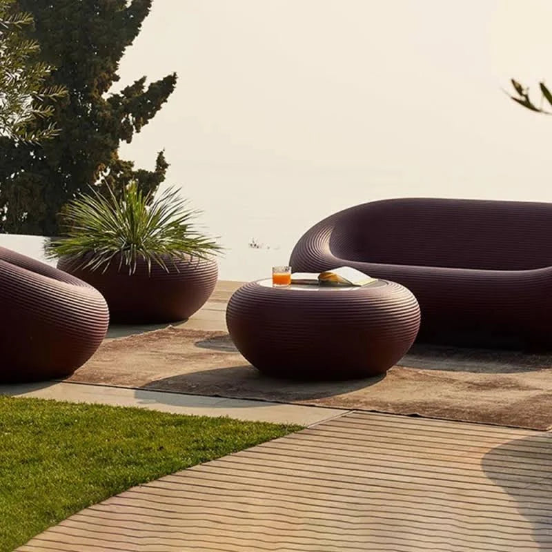 NAMI Outdoor-Sofa hellgrün