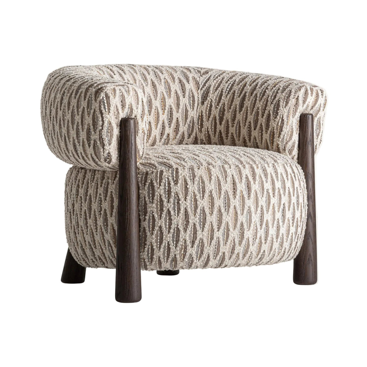 Beige TIFFEN Sessel mit Holzgestell