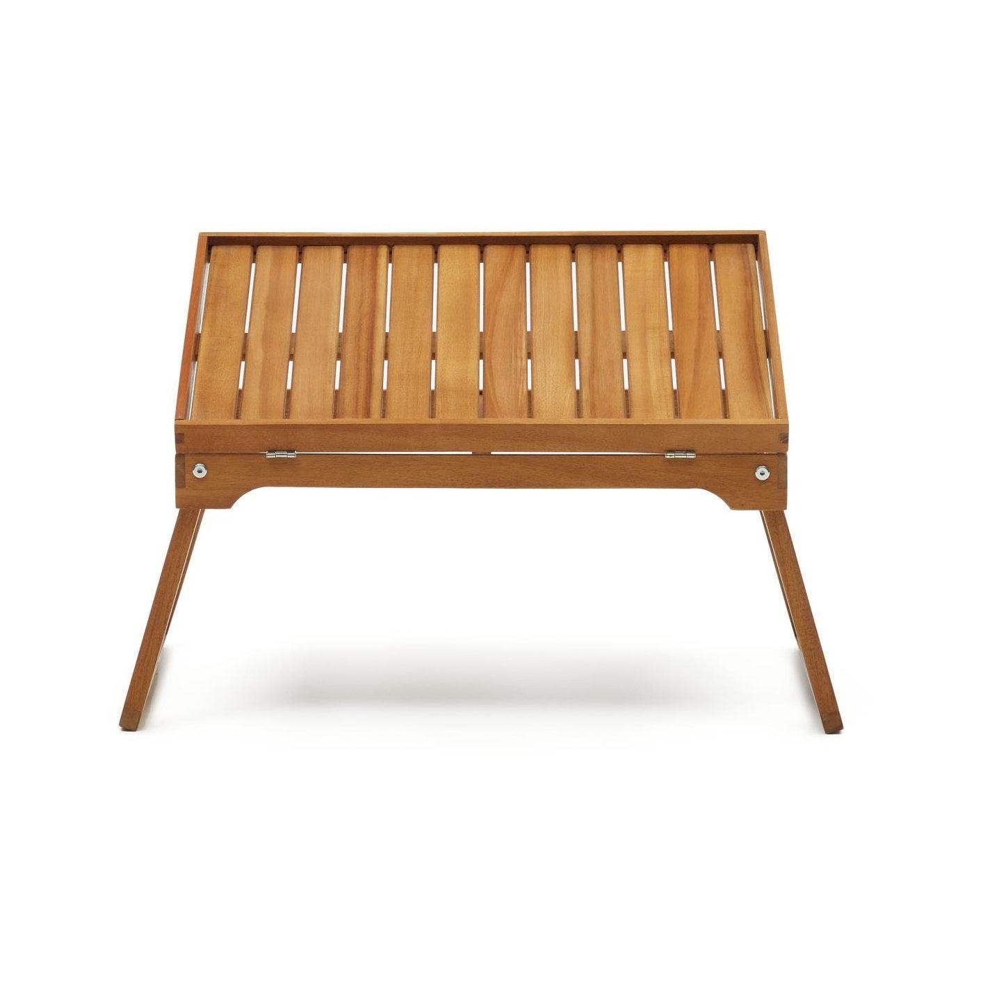 Składana taca MANI lite drewno akacjowe La Forma Eye on Design