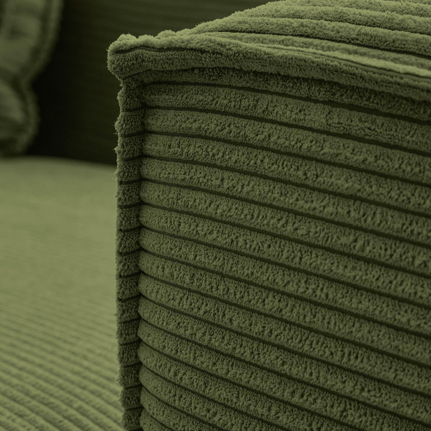 Sofa 2-osobowa BLOK zielony sztruks La Forma Eye on Design