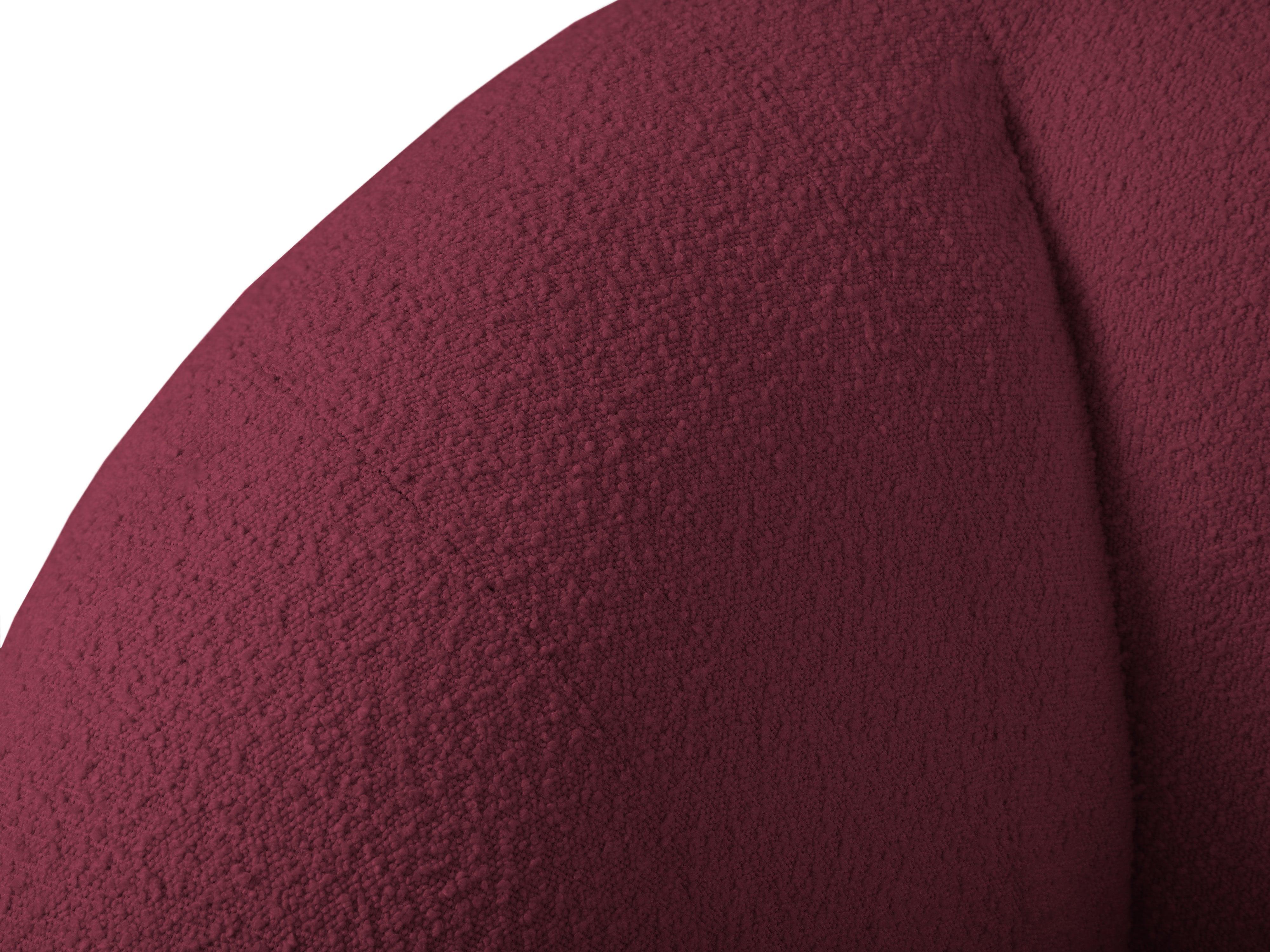 Sofa 2-osobowa ESSEN bordowy boucle – Cosmopolitan Design