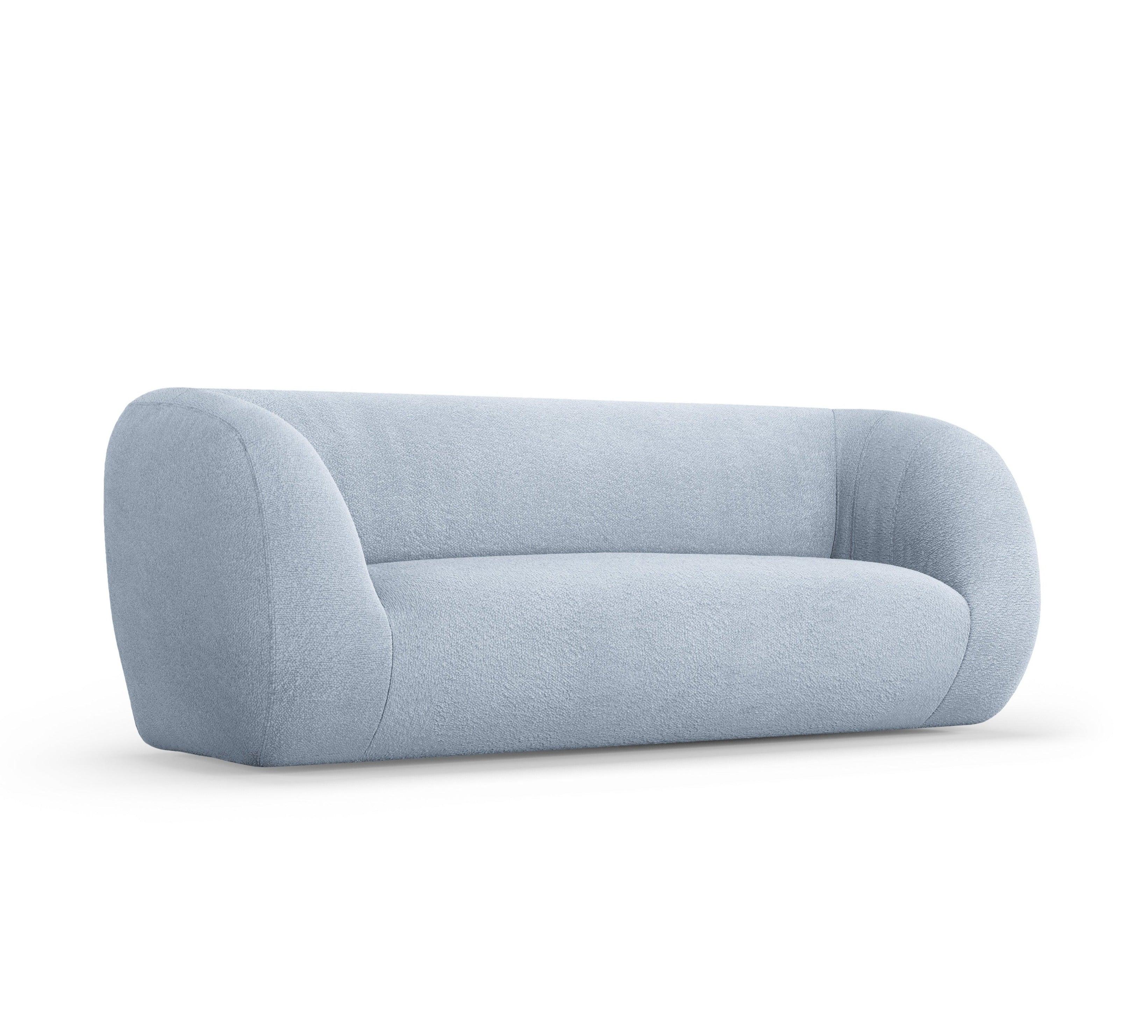 Sofa 2-osobowa ESSEN jasnoniebieski boucle – Cosmopolitan Design