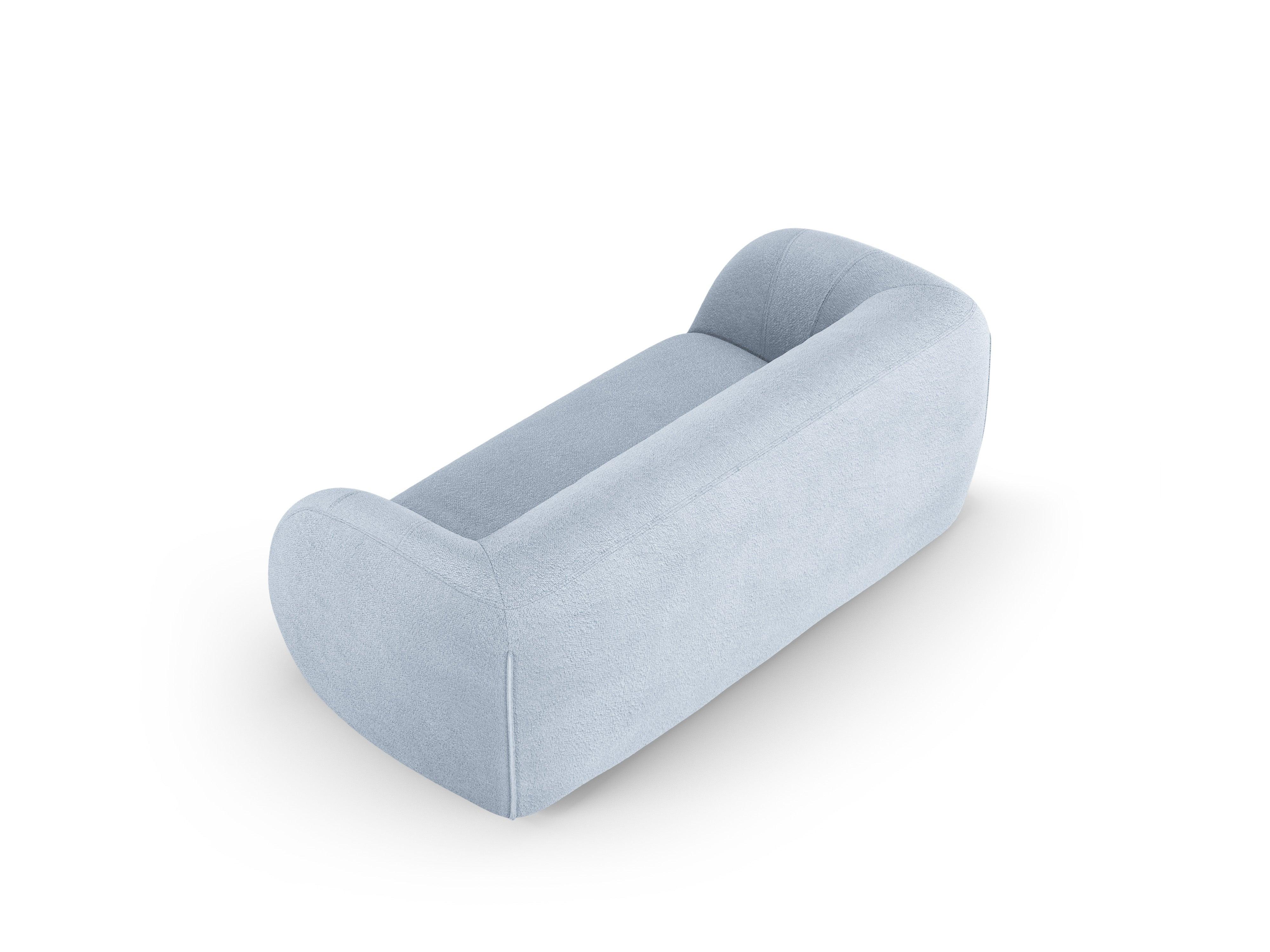 Sofa 2-osobowa ESSEN jasnoniebieski boucle – Cosmopolitan Design