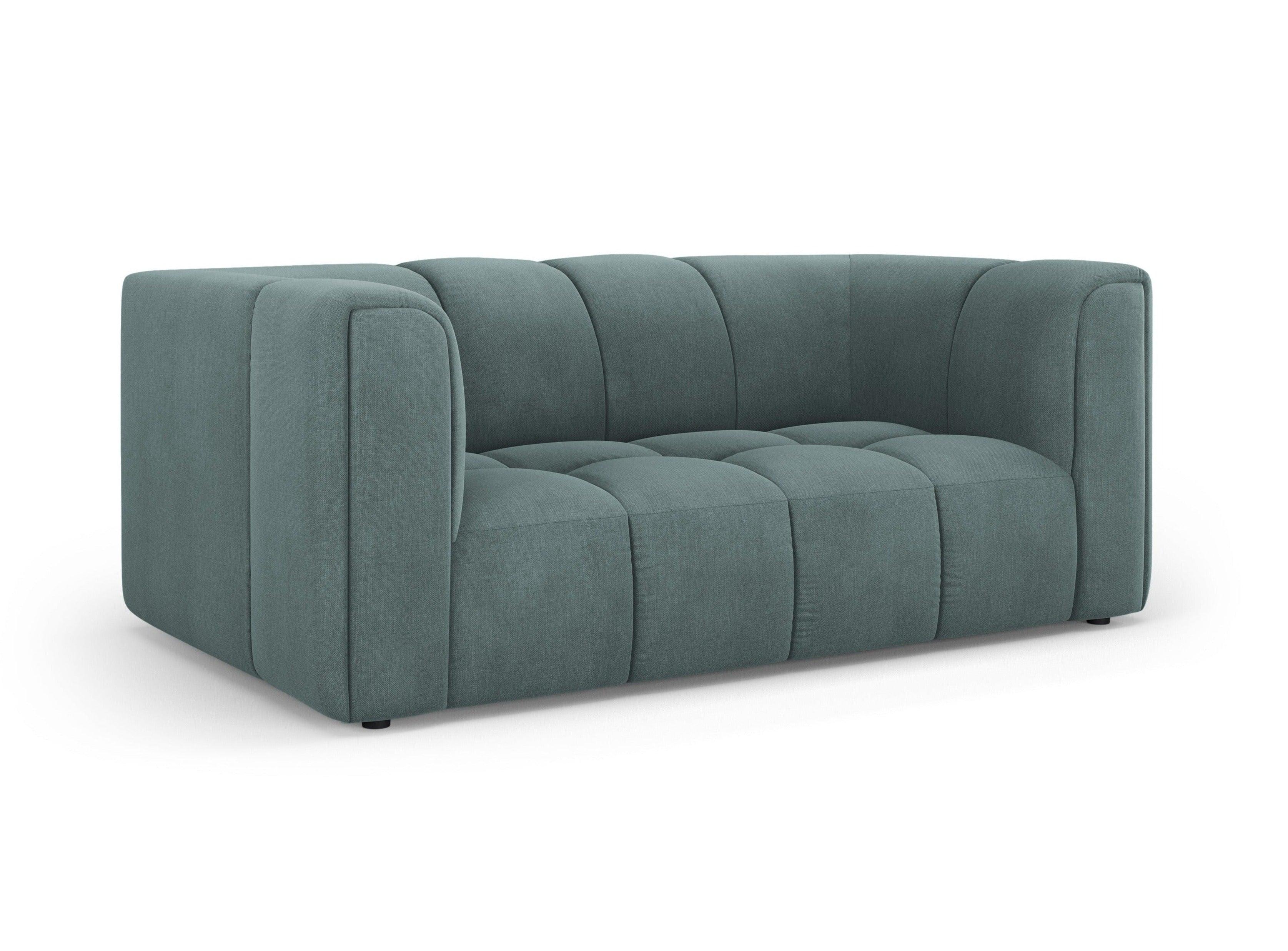 Sofa 2-osobowa FRANCESCA morska zieleń szenil Milo Casa Eye on Design