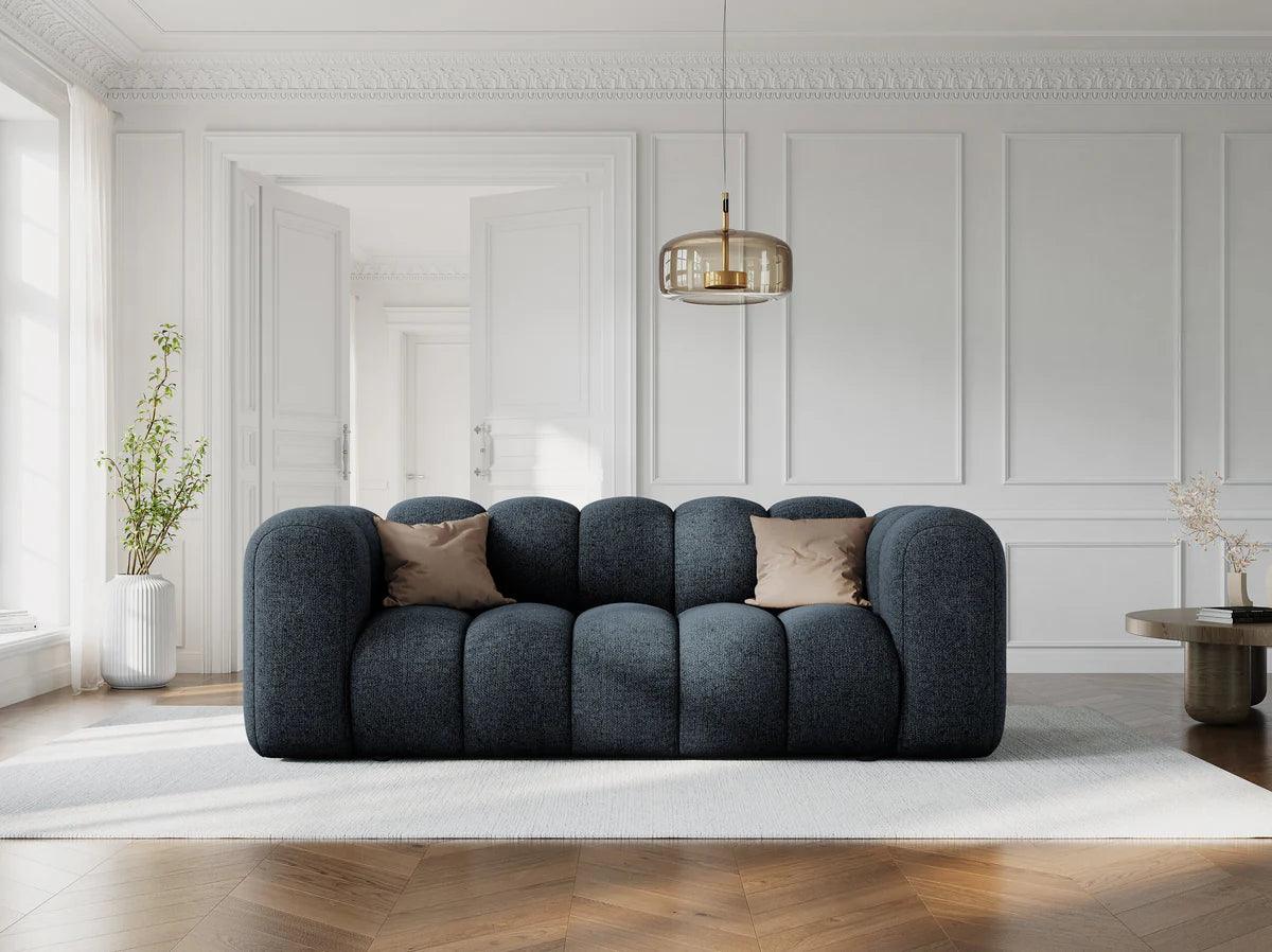 Sofa 2-osobowa LUPINE granatowy szenil – Micadoni